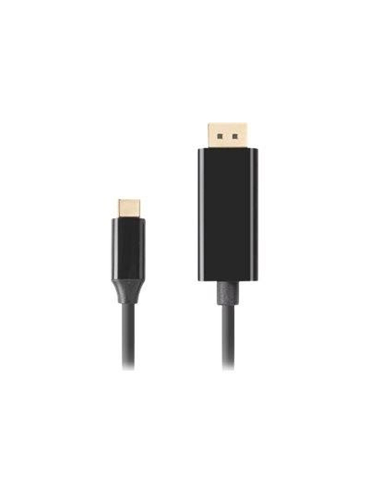 Lanberg - Video Adapter Cable - 24 Pin Usb-c to Displayport - 50 cm - Usb Kabel - Ca-cmdp-10cu-0005-bk