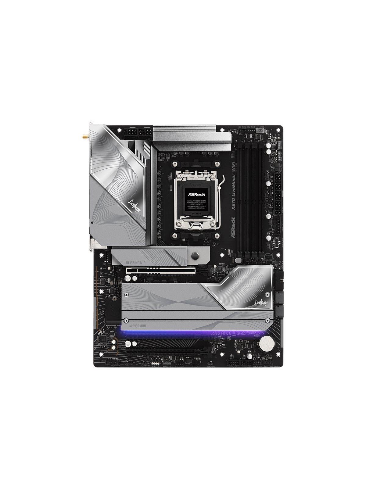 Asrock X870 Livemixer Wifi - Motherboard - Atx - Socket Am5 - Amd X870 Mainboard - Amd X870 - Amd Am5 Socket - Ddr5 Ram - Atx