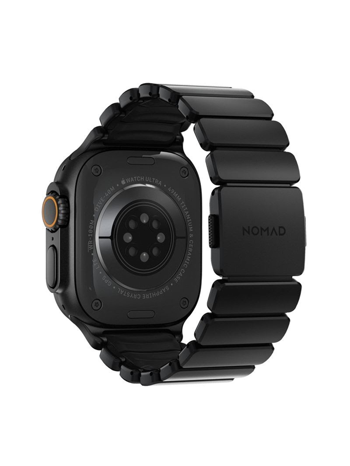 Nomad Stratos Band Black Titanium Black Fkm AW 45/46/49mm - Smartwatch Accessories - Nm011154858