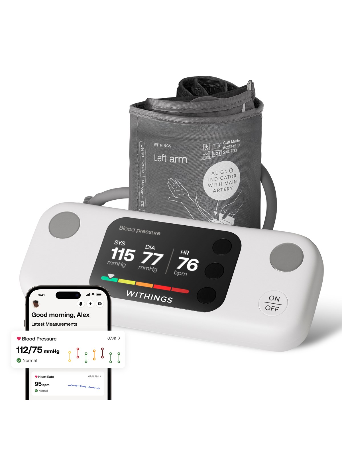 Withings Blutdruckmessgerät Bpm Vision - Gesundheit - Wpm07-08-all-int