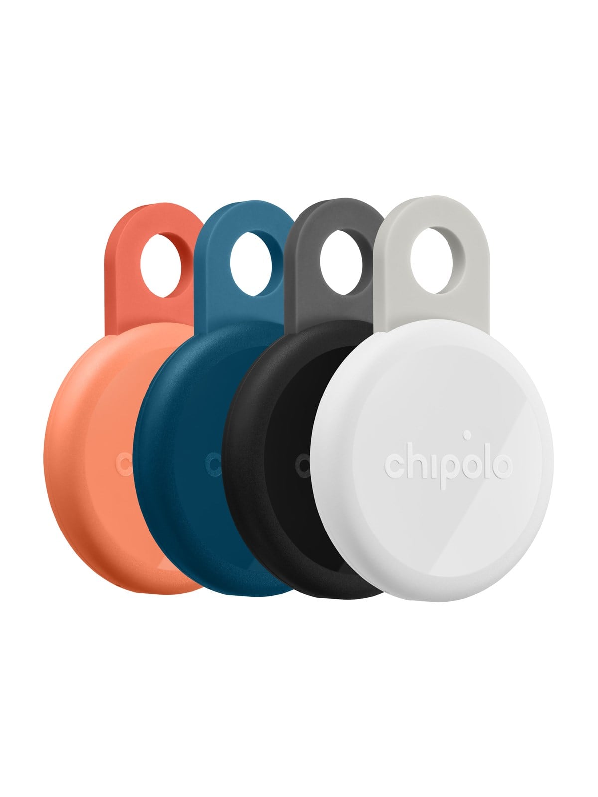 Chipolo Loop - 4-pack Charcoal/chalk/navy/coral - Handys Anderes Zubehoer - Rso.0000008