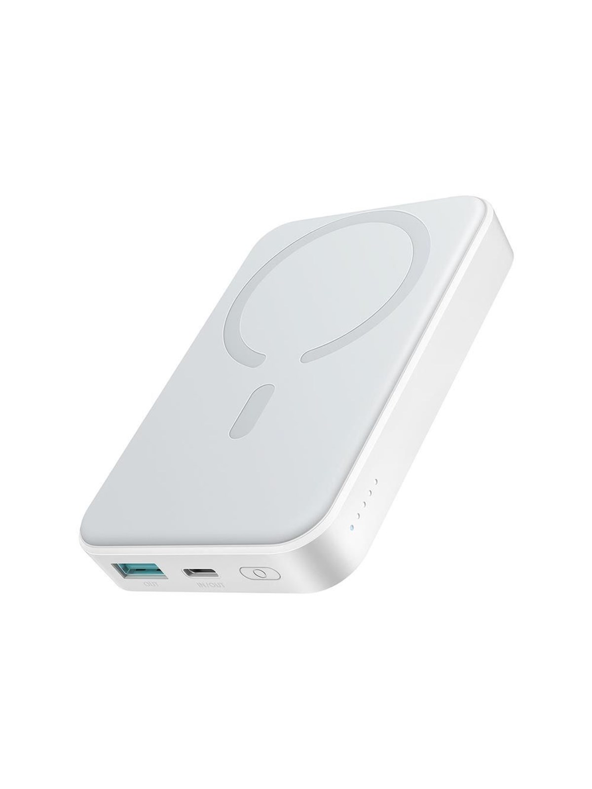 Joyroom Powerbank Jr-w020 20w 10000mah Magsafe + Usb-c - Usb-c Cable 0.25m - White Powerbank (Akku) - Weiß - 10000 Mah - Powerbank Akku - 