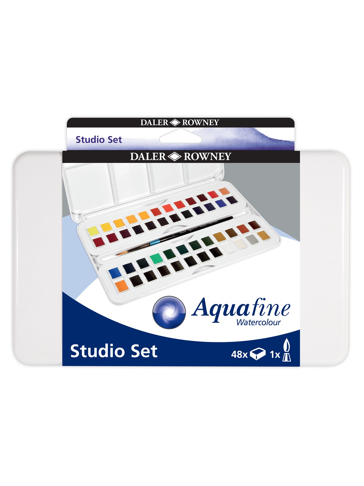 Daler-rowney Aquafine Watercolour Studio Set 48 Col - Kunst Handwerk Ausstattung - 16-131900201