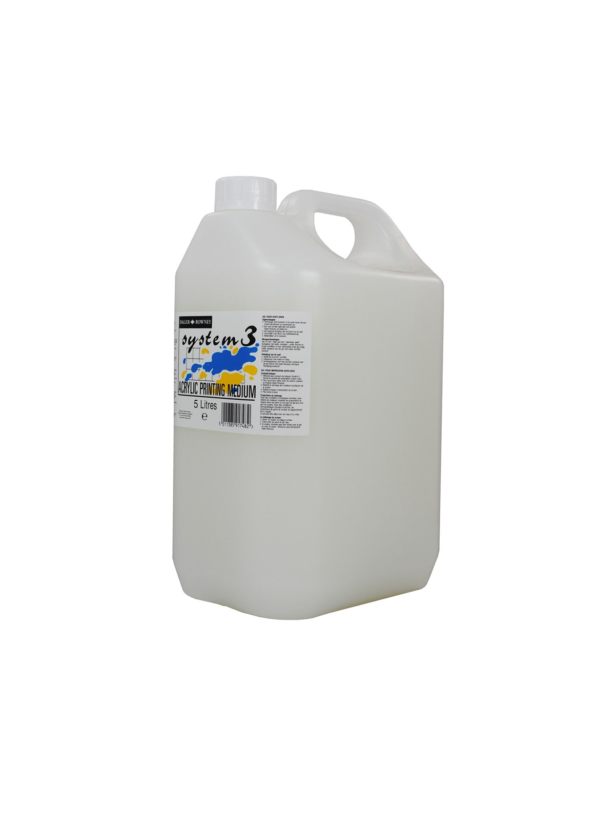 Daler-Rowney System3 Screen Printing Medium 5L
