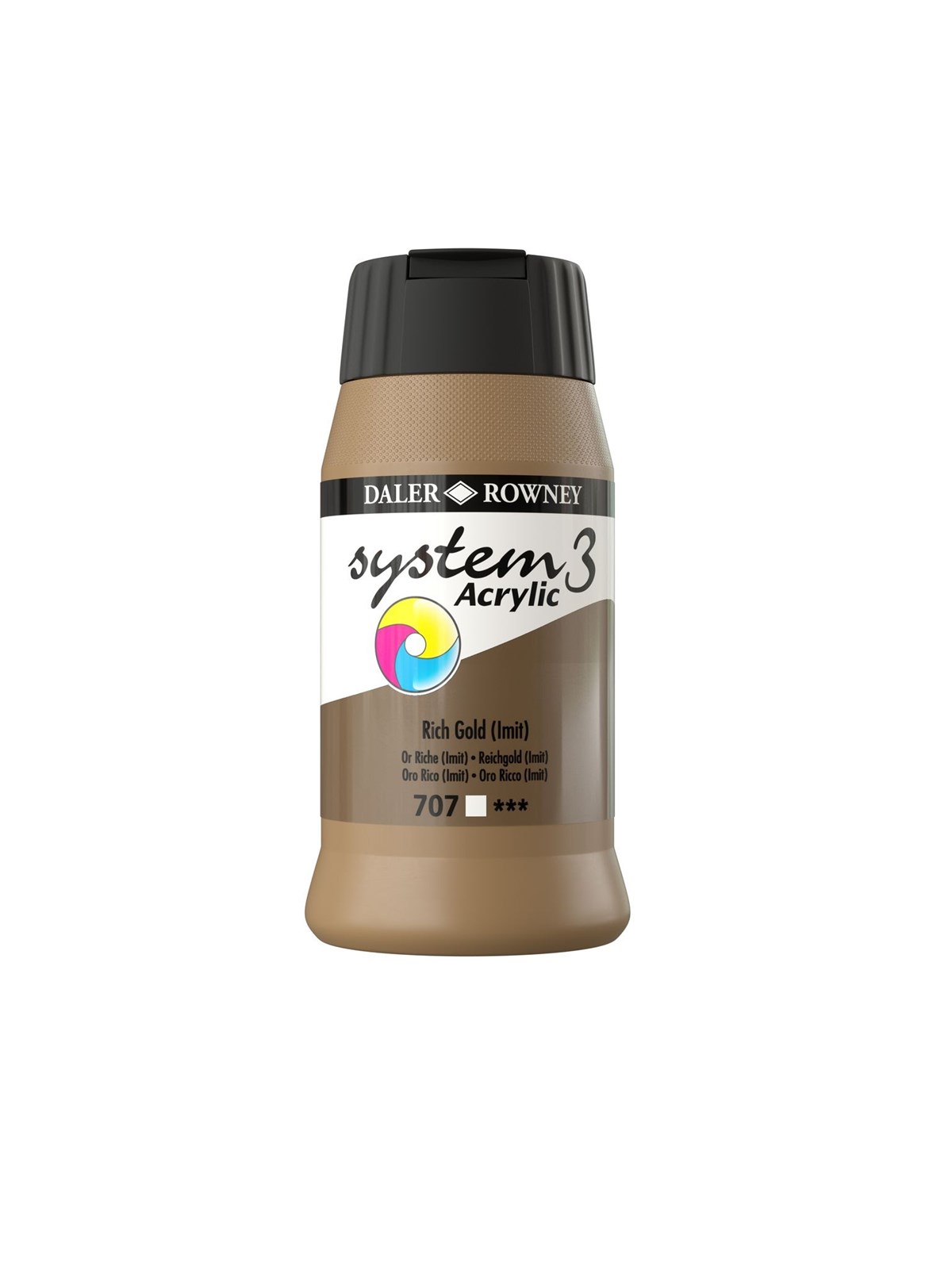 Daler-Rowney System3 500 ml Rich Gold Hue