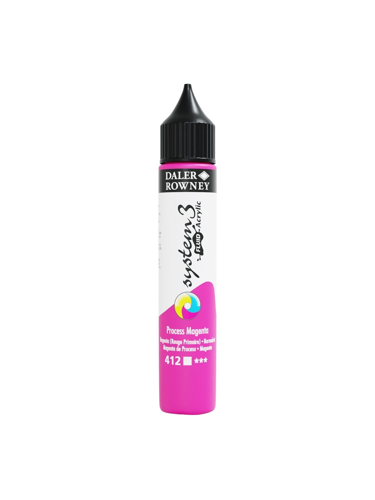 Daler-rowney System3 Fluid Acrylic 29.5 ml Process Magenta - Kunst Handwerk Ausstattung - 16-139029412