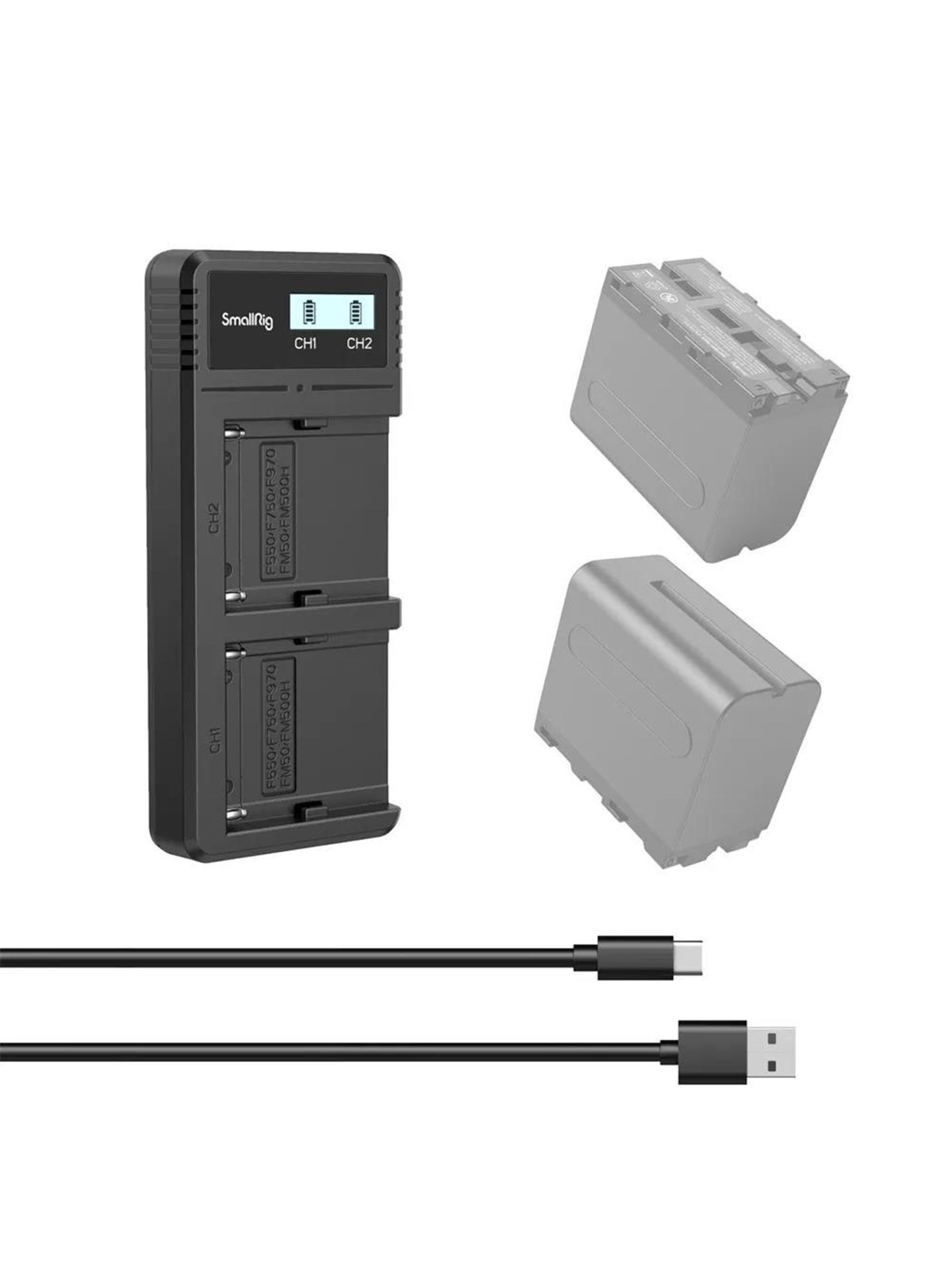 Smallrig Np-f970 Camera Battery Charger 4086 - Handys Adapter Und Ladegeraete