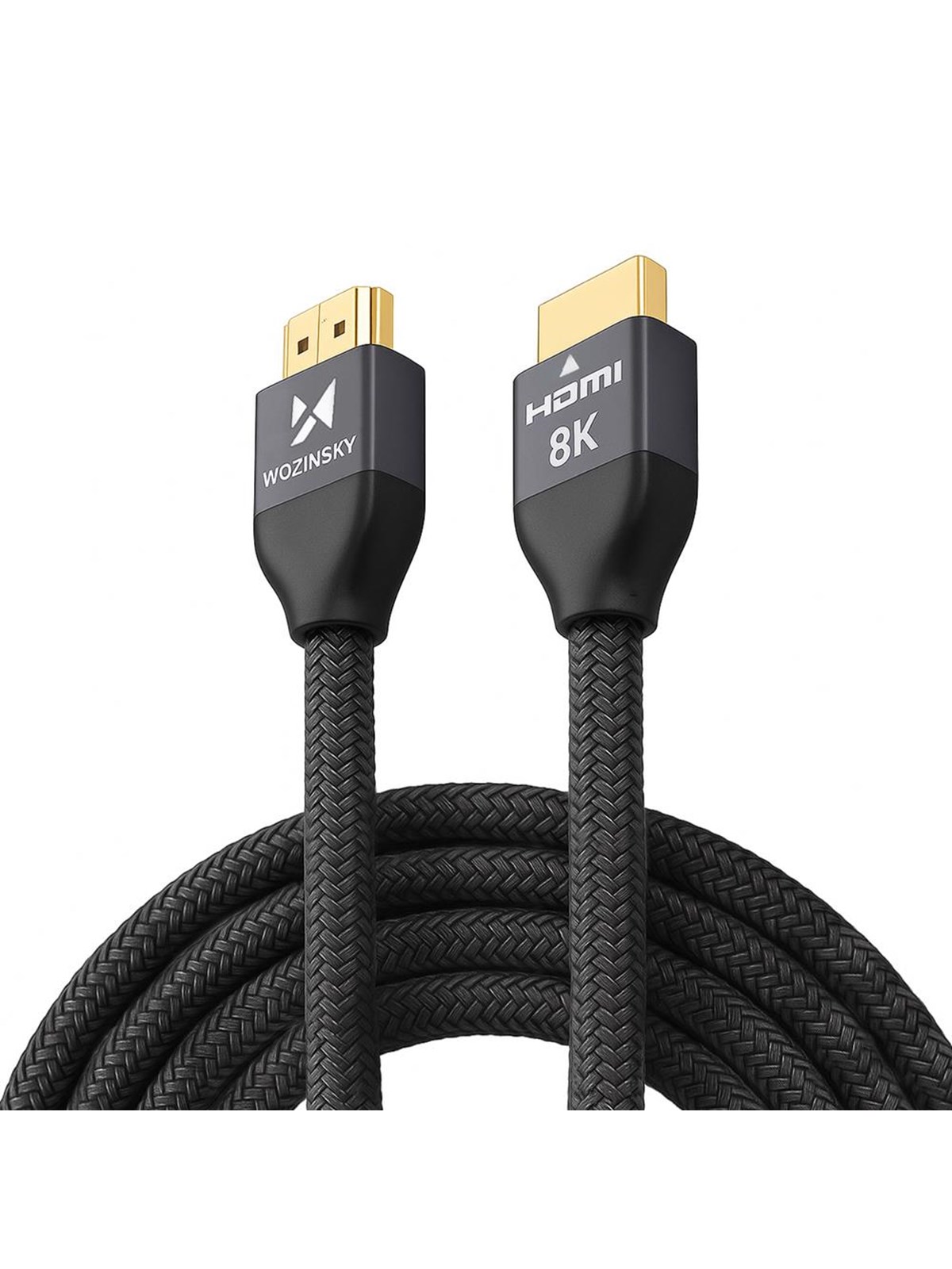 Wozinsky Hdmi 2.1 Cable 8K 60 Hz 48 Gbps / 4K 120 Hz / 2K 144 Hz 5 m Silver (Whdmi-50) - Display Kabel - 5907769300905
