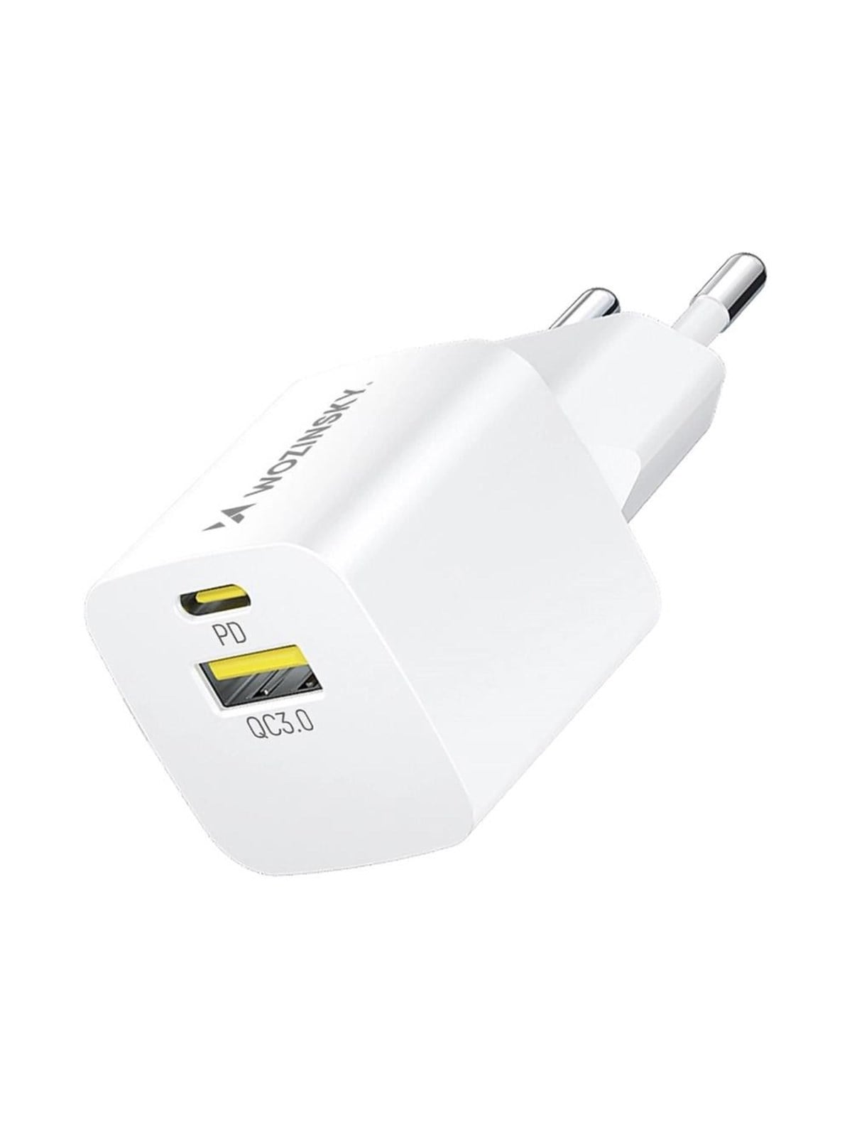 Wozinsky Wwceac Gan Usb-a Usb-c 33w Wall Charger - White - Handys Adapter Und Ladegeraete - 5907769308109