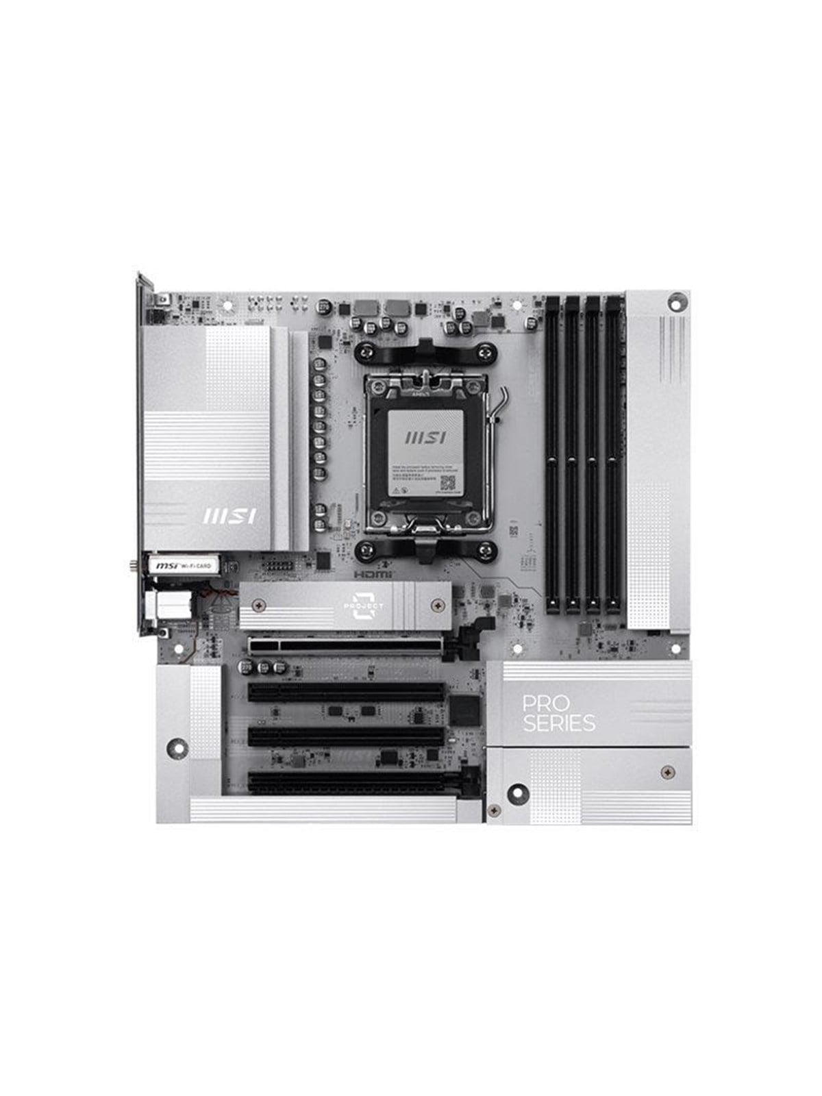 Msi Pro B850m-a Wifi PZ - Motherboard - Micro Atx - Socket Am5 - Amd B850 Mainboard - Amd B850 - Amd Am5 Socket - Ddr5 Ram - Micro-atx