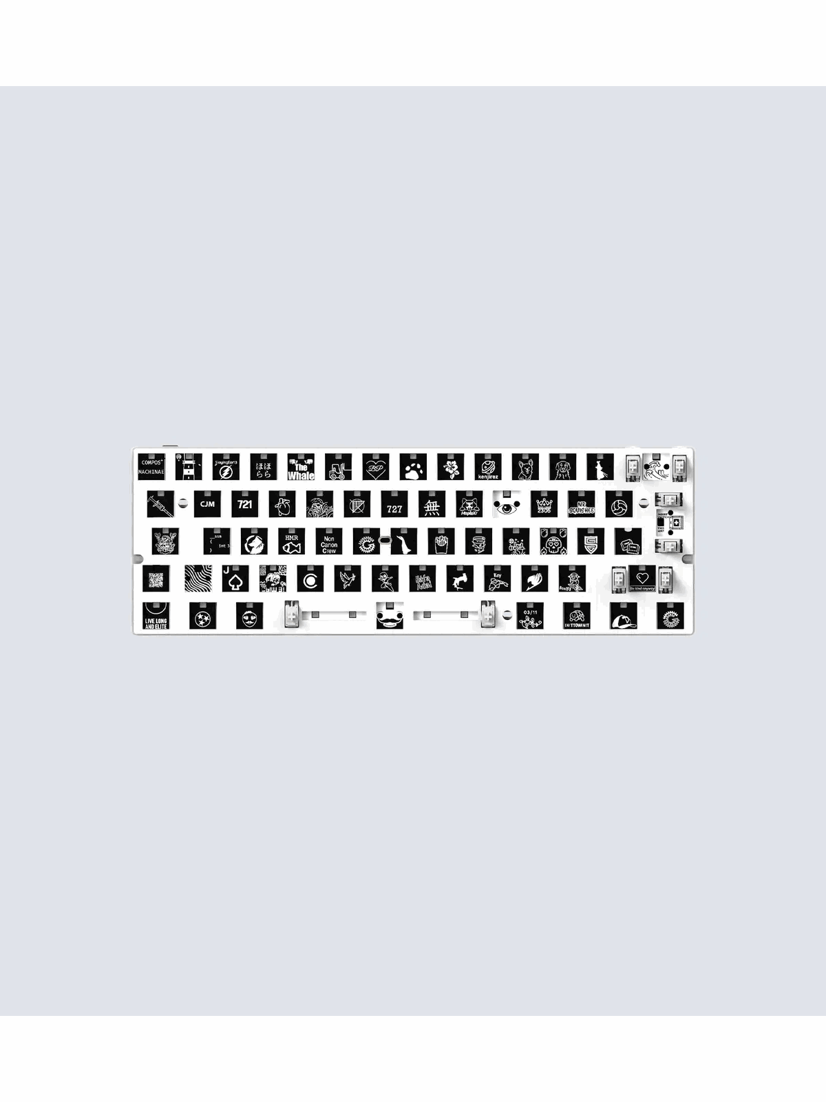 Wooting 60he v2 Module - Keyboard Module - Iso - Tastaturen - Wk3c-iso-n00-m1