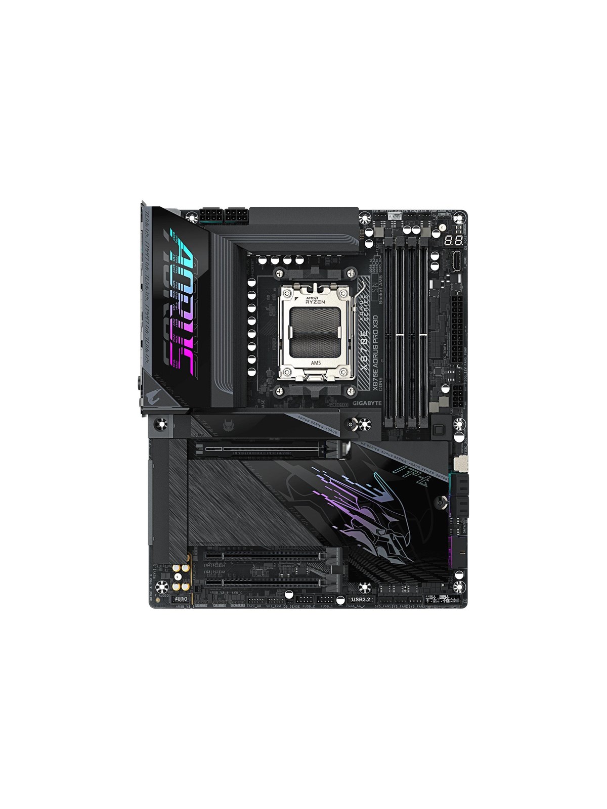 Gigabyte Aorus X870e Pro X3d Mainboard - Amd X870e - Amd Am5 Socket - Ddr5 Ram - Atx - X870e A Pro X