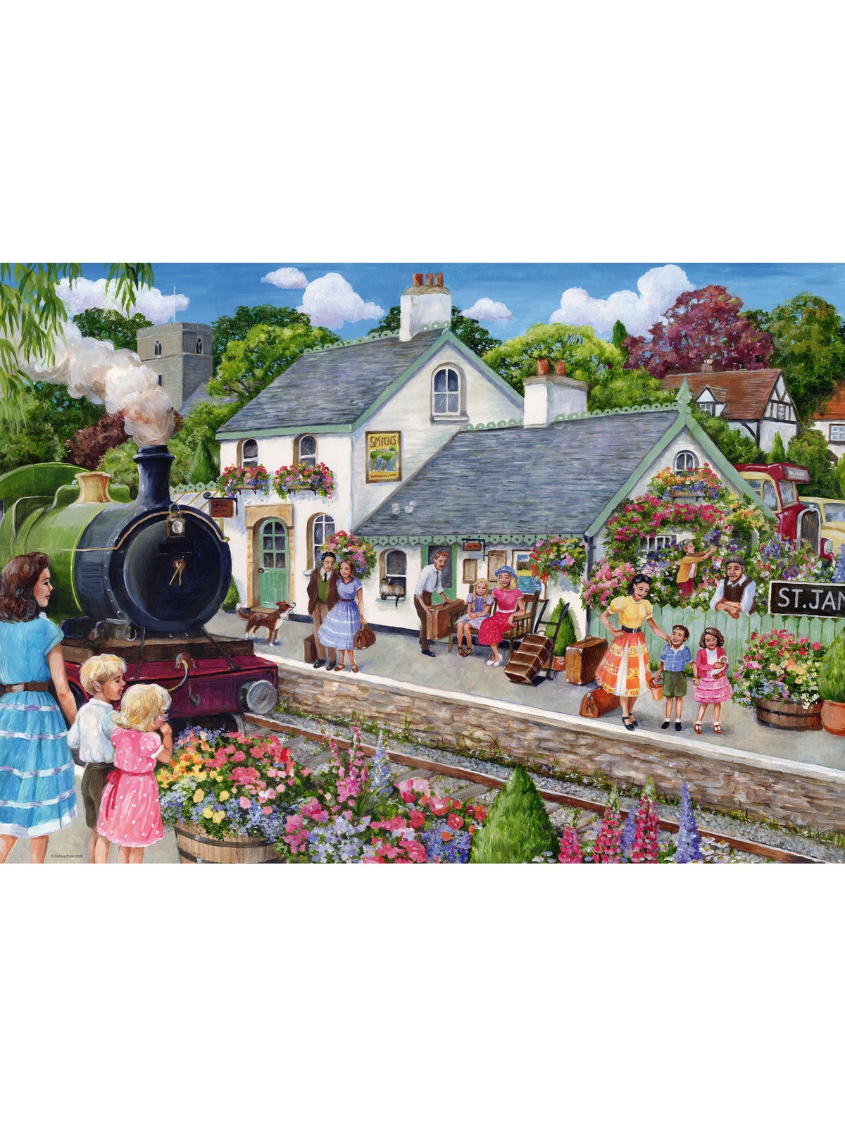 Ravensburger Whistle Stop Cottage (1000) - Puzzle - 12001726