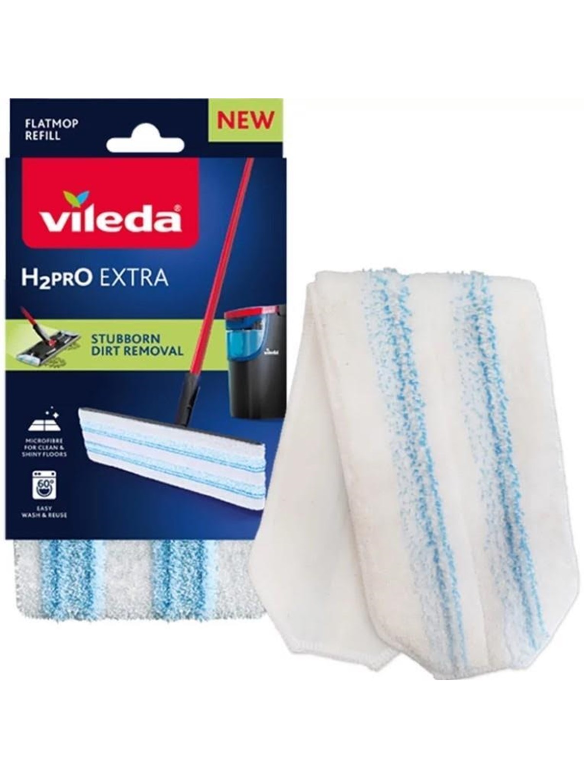 Vileda H2pro Extra Flat Mop Refill - Reinigung - 175786