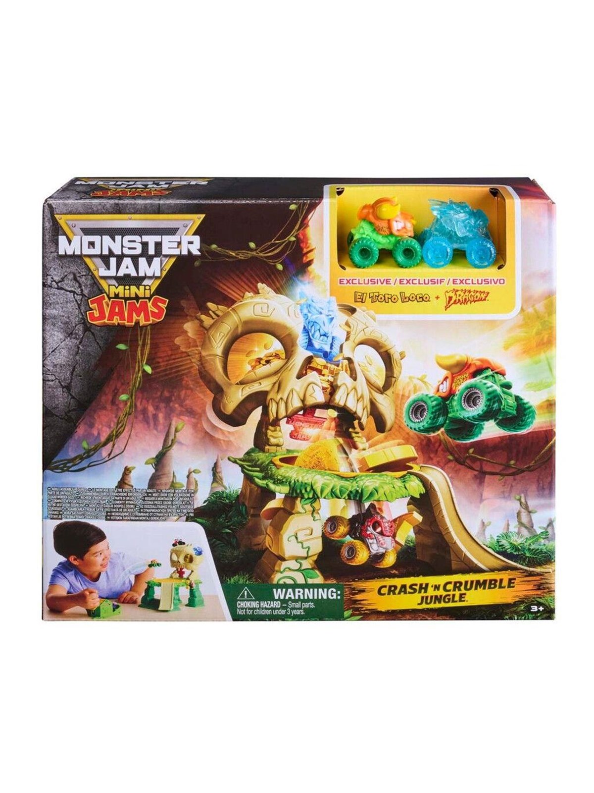 Monster Jam Mini Jams Jungle Playset - Spielzeugauto - 6074433