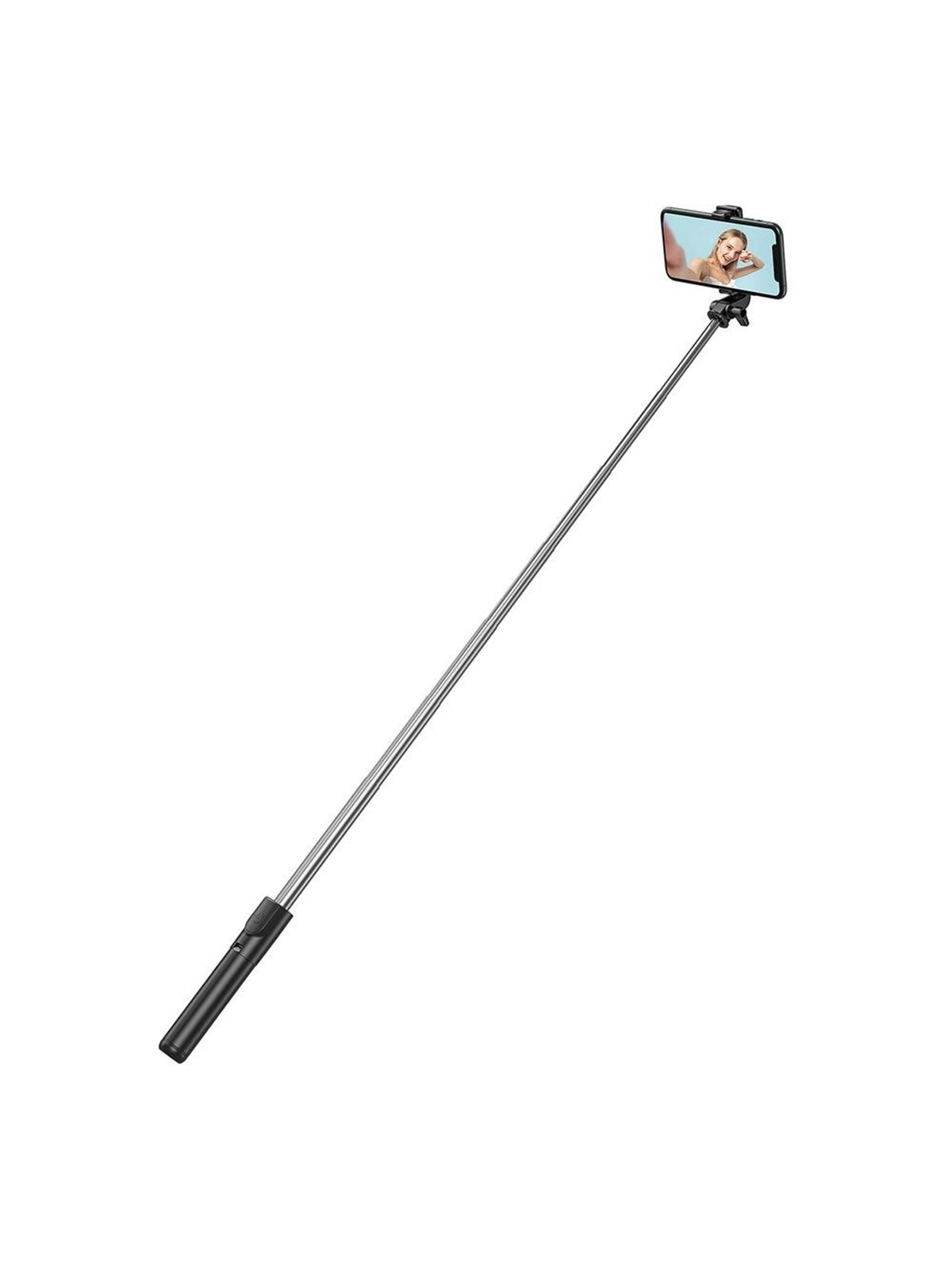 Wozinsky Selfie Stick Whs1y Telescopic Tripod 1m With Phone Holder - Black - Handys Anderes Zubehoer - 5907769360589