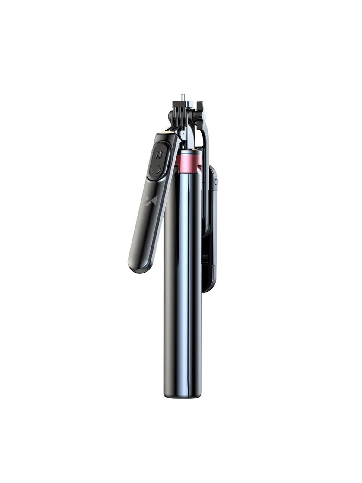 Wozinsky Selfie Stick Wh181d-y1s Telescopic Tripod 1.75m Aluminum Alloy With Dual Lamp And Phone Holder - Black - Handys Anderes Zubehoer - 