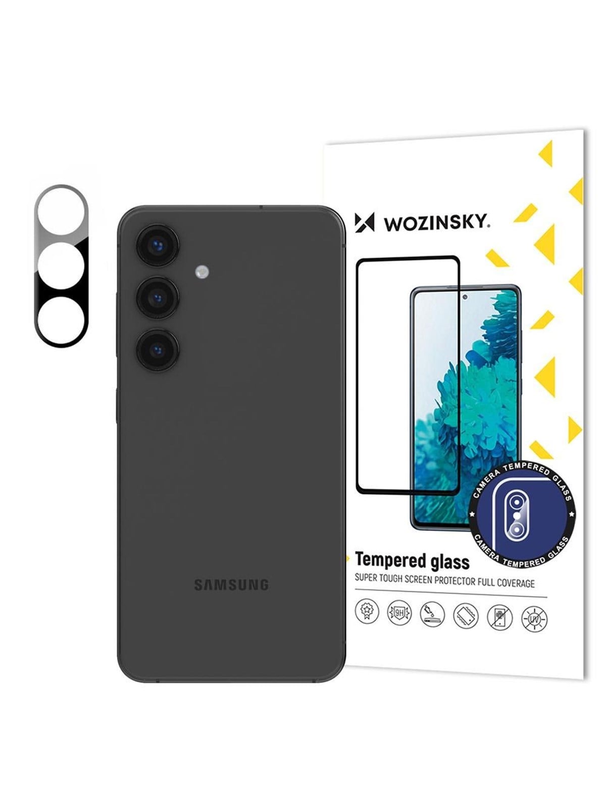 Wozinsky 9H Tempered Glass For Full Camera Glass For Samsung Galaxy S24 - Handys Schutzfolie - 5907769362774