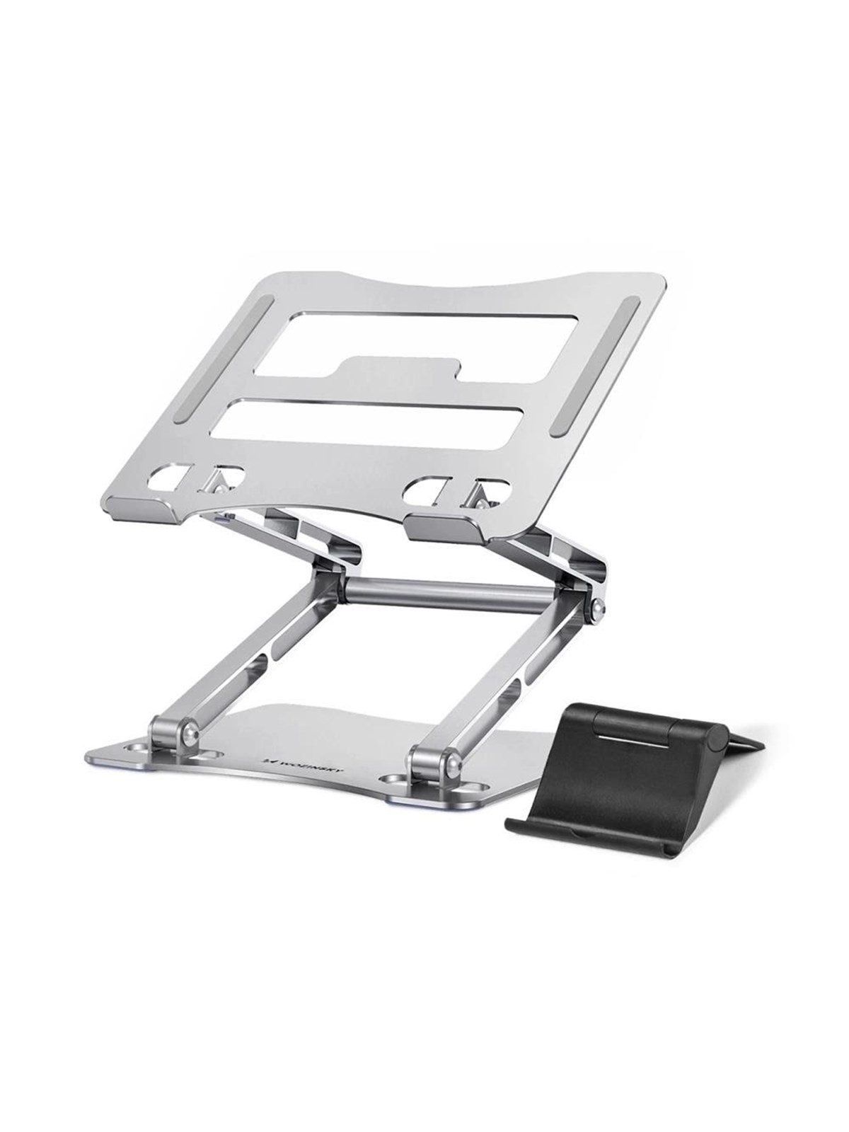 Wozinsky Wrs-cpy75dss Aluminum Laptop And Tablet Stand + Smartphone Stand - Silver - Tablets Anderes Zubehoer - 5907769364631