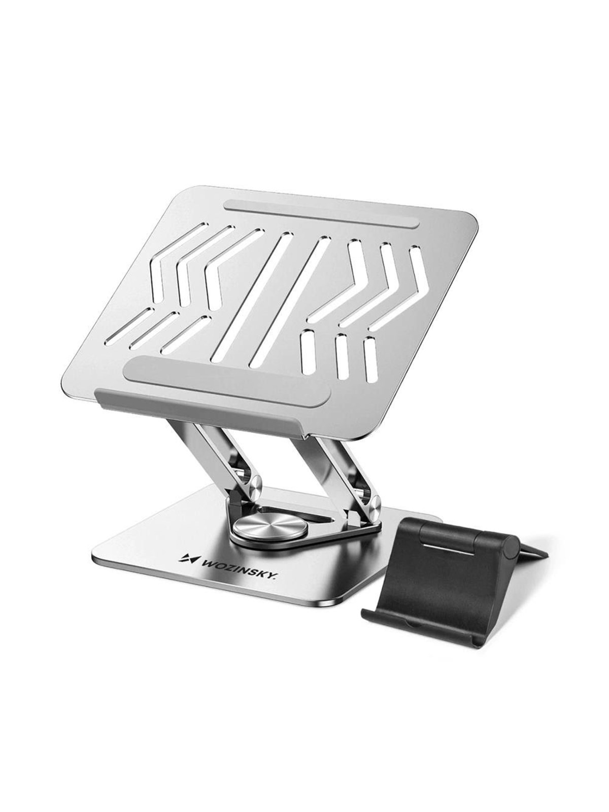 Wozinsky Wrs-cpy84ss 360 Aluminum Laptop And Tablet Stand + Smartphone Stand - Silver - Tablets Anderes Zubehoer - 5907769364617