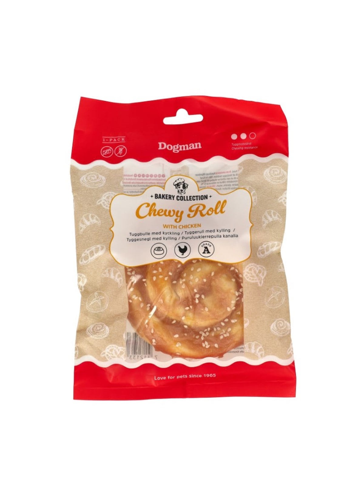 Dogman Bakery Collection Kaurolle Mit Huhn 10cm - Hunde - 310365