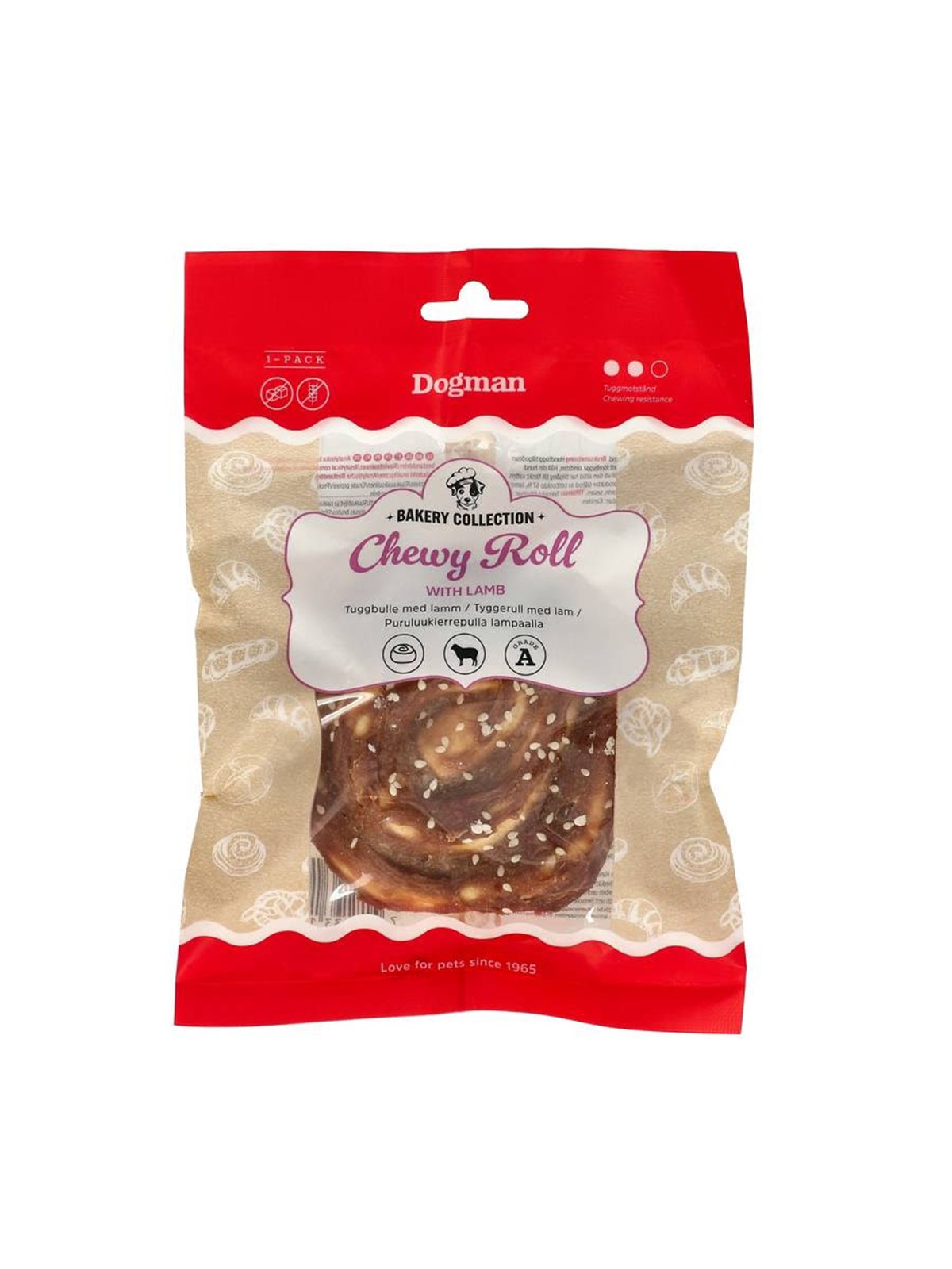 Dogman Bakery Collection Kaurolle Mit Lamm 10cm - Hunde - 310385
