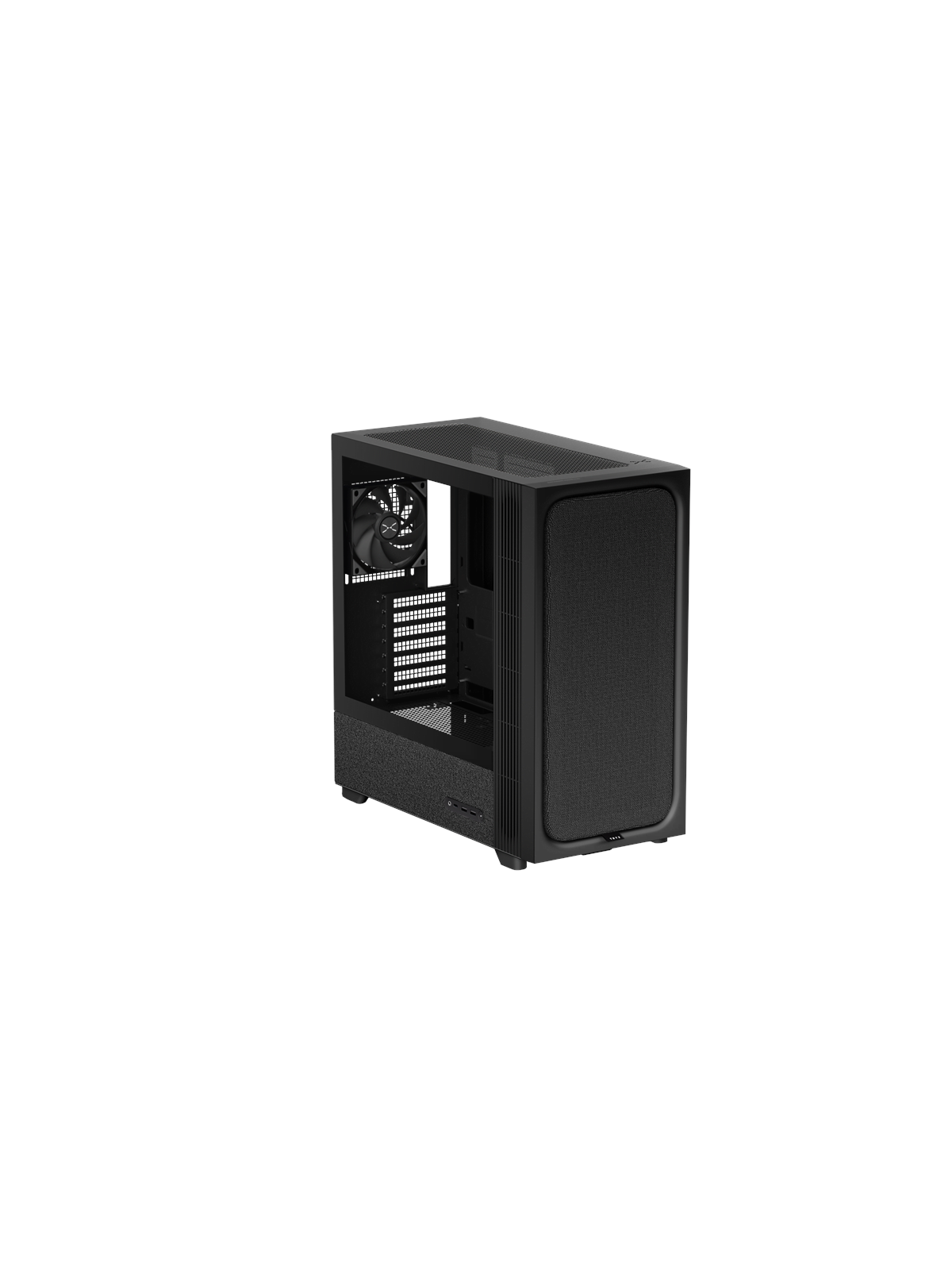 Tryx Flova F50 Black - Gehäuse - Miditower - Schwarz - Gehaeuse - C-f500f-fm1e-g0k