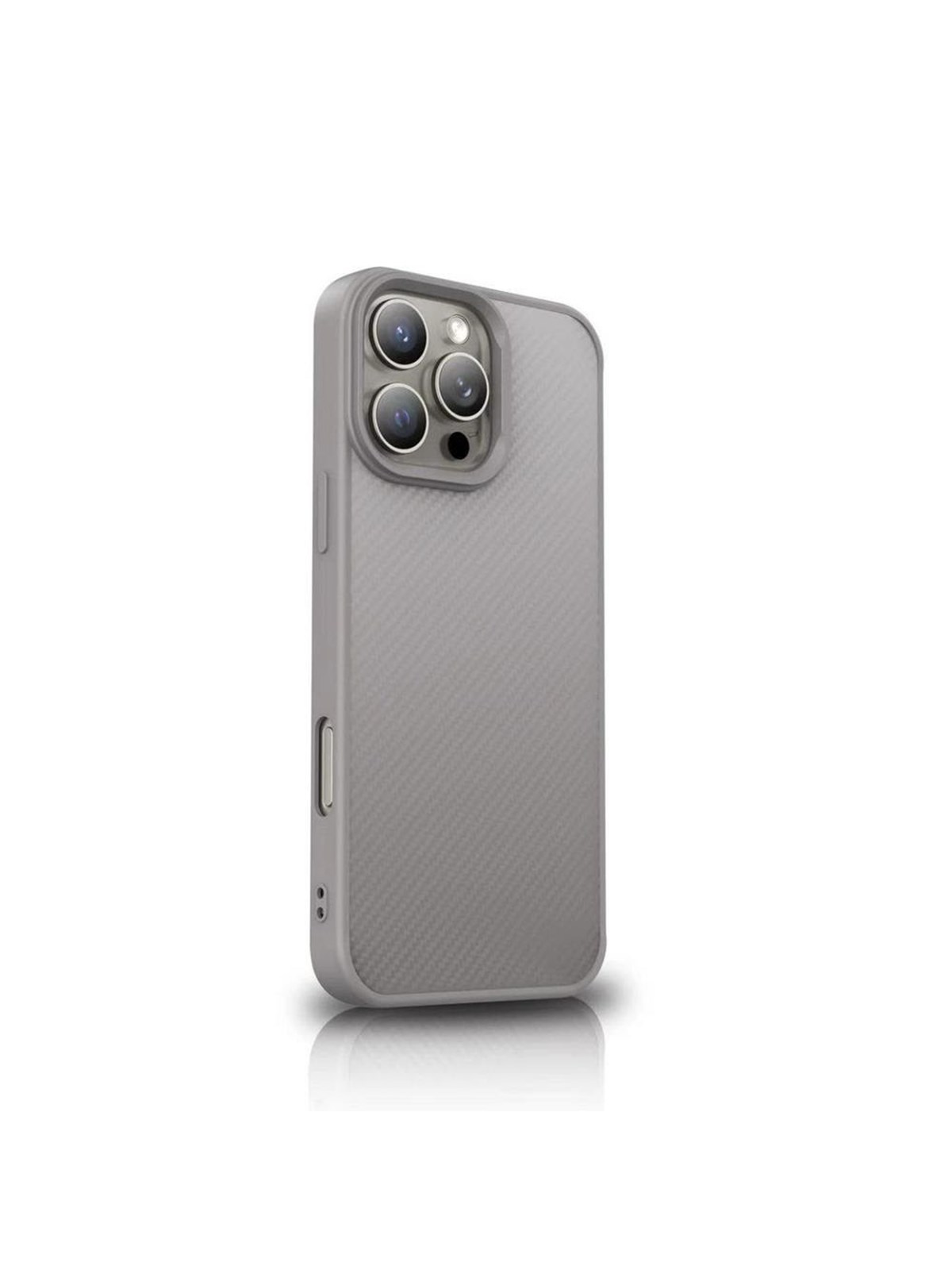 Wozinsky Carbon Fibre Case With Magsafe For Samsung Galaxy S25 Ultra - Grey - Handys Cover Cases - 5907769369797