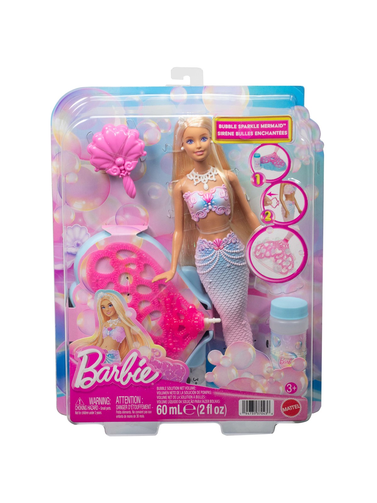Barbie Bubble Sparkle Mermaid - Dolls Accessories - Jlw56