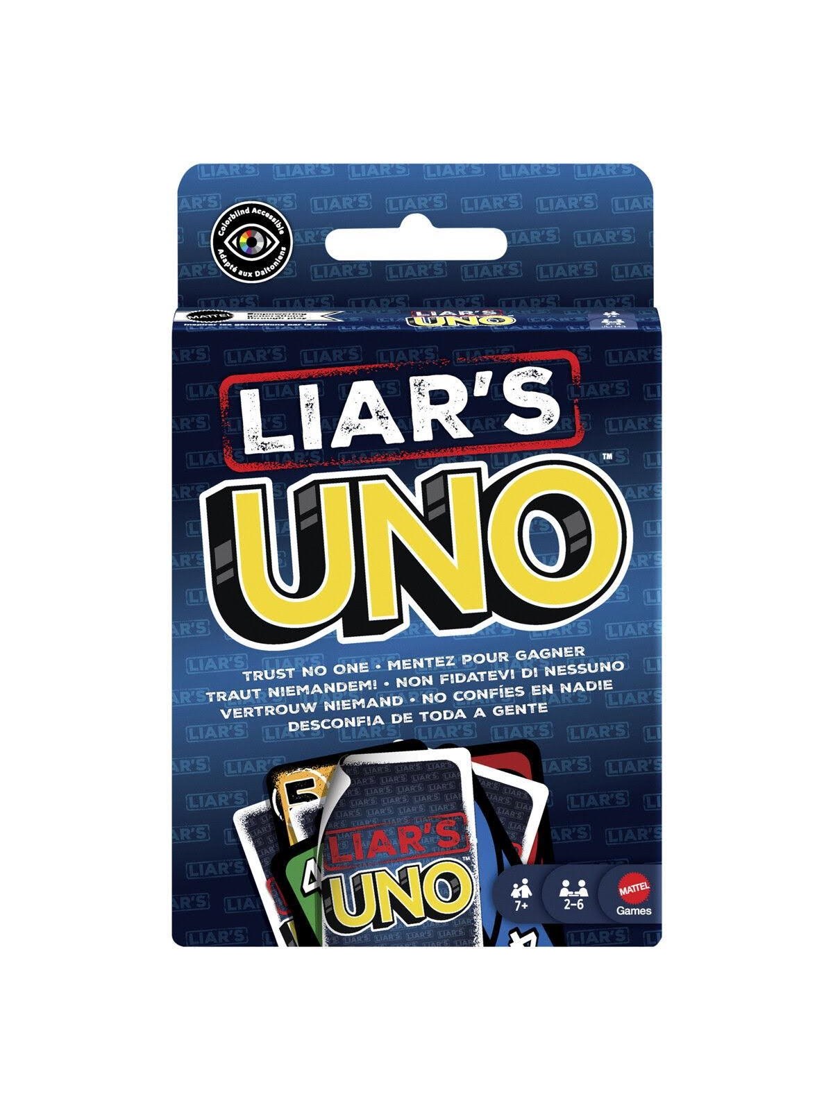 Mattel Liar's Uno - Brettspiele - Jlh43