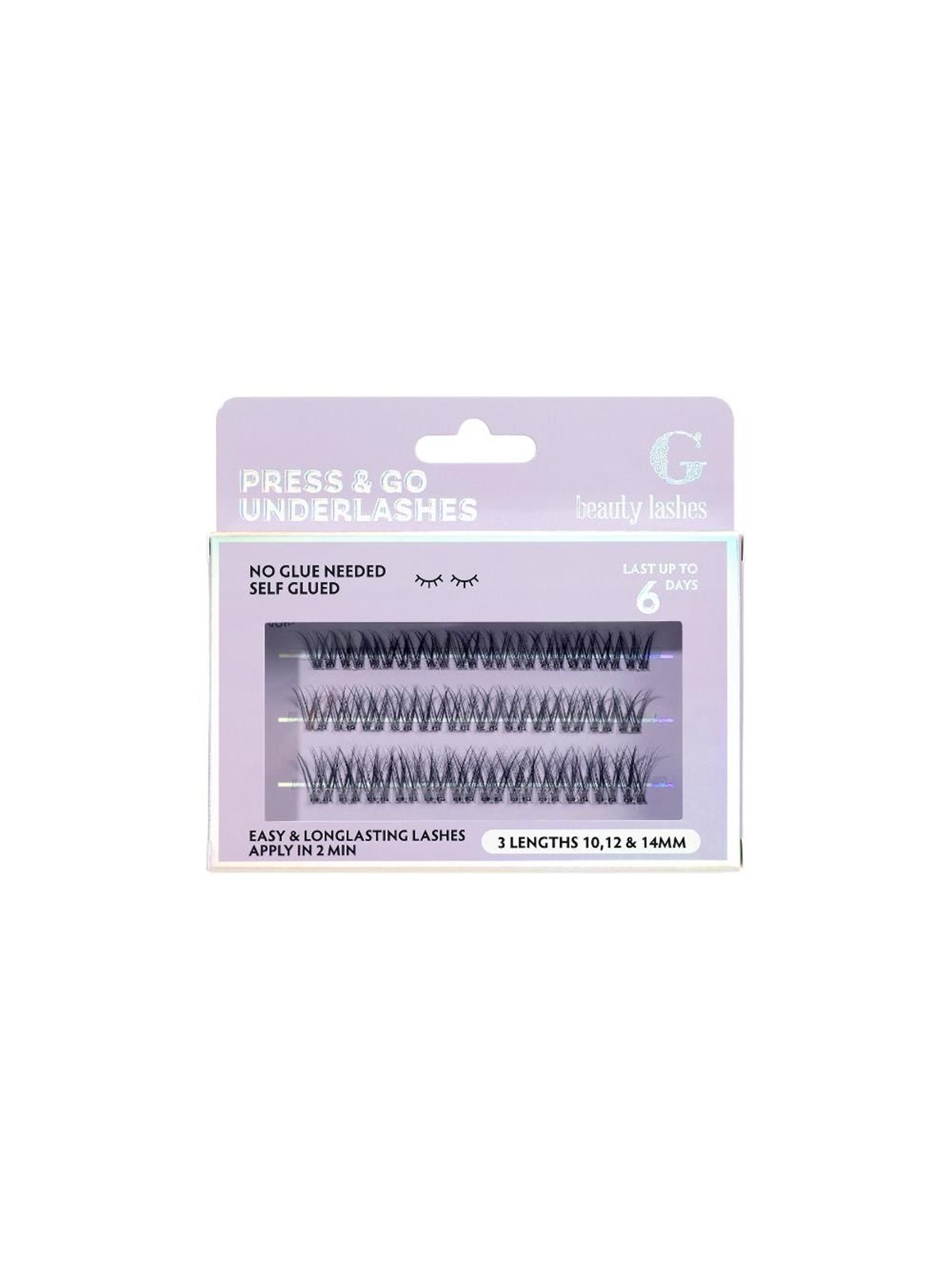 G Beauty Lashes Press & Go Underlashes - Casual - Make Up - Gbl-casl
