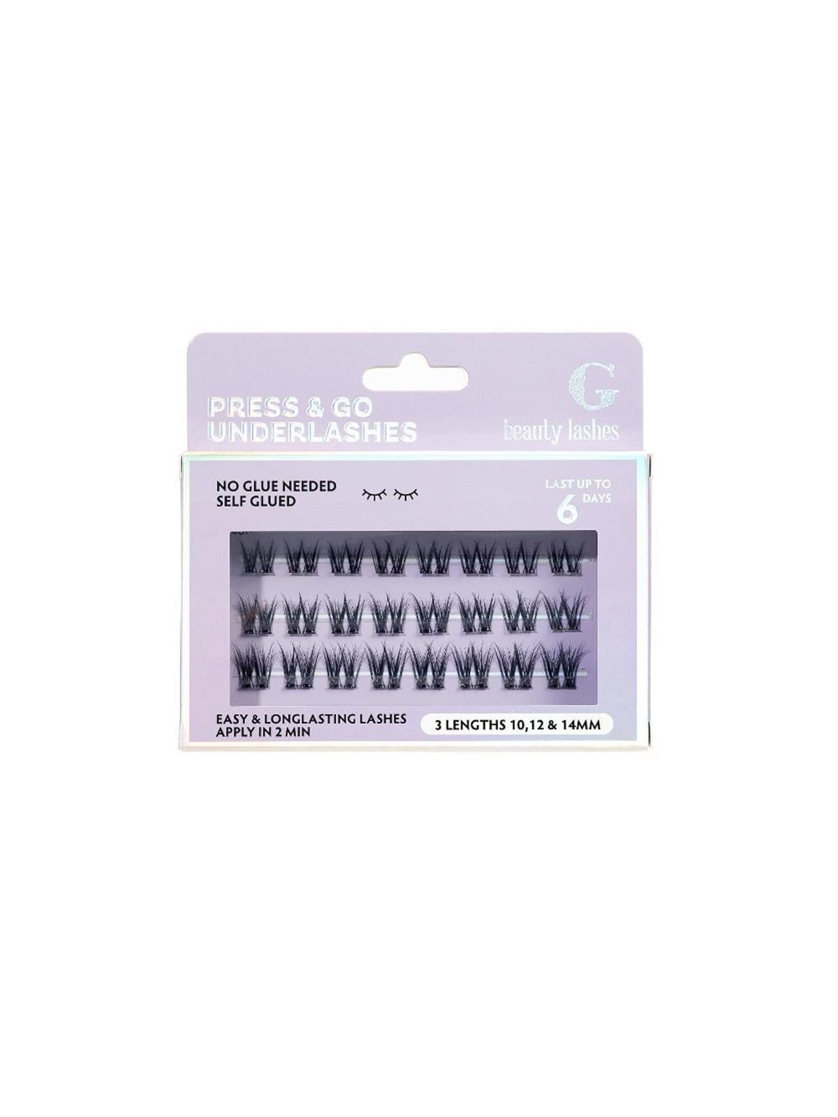 G Beauty Lashes Press & Go Underlashes - Flirty - Make Up - Gbl-flir