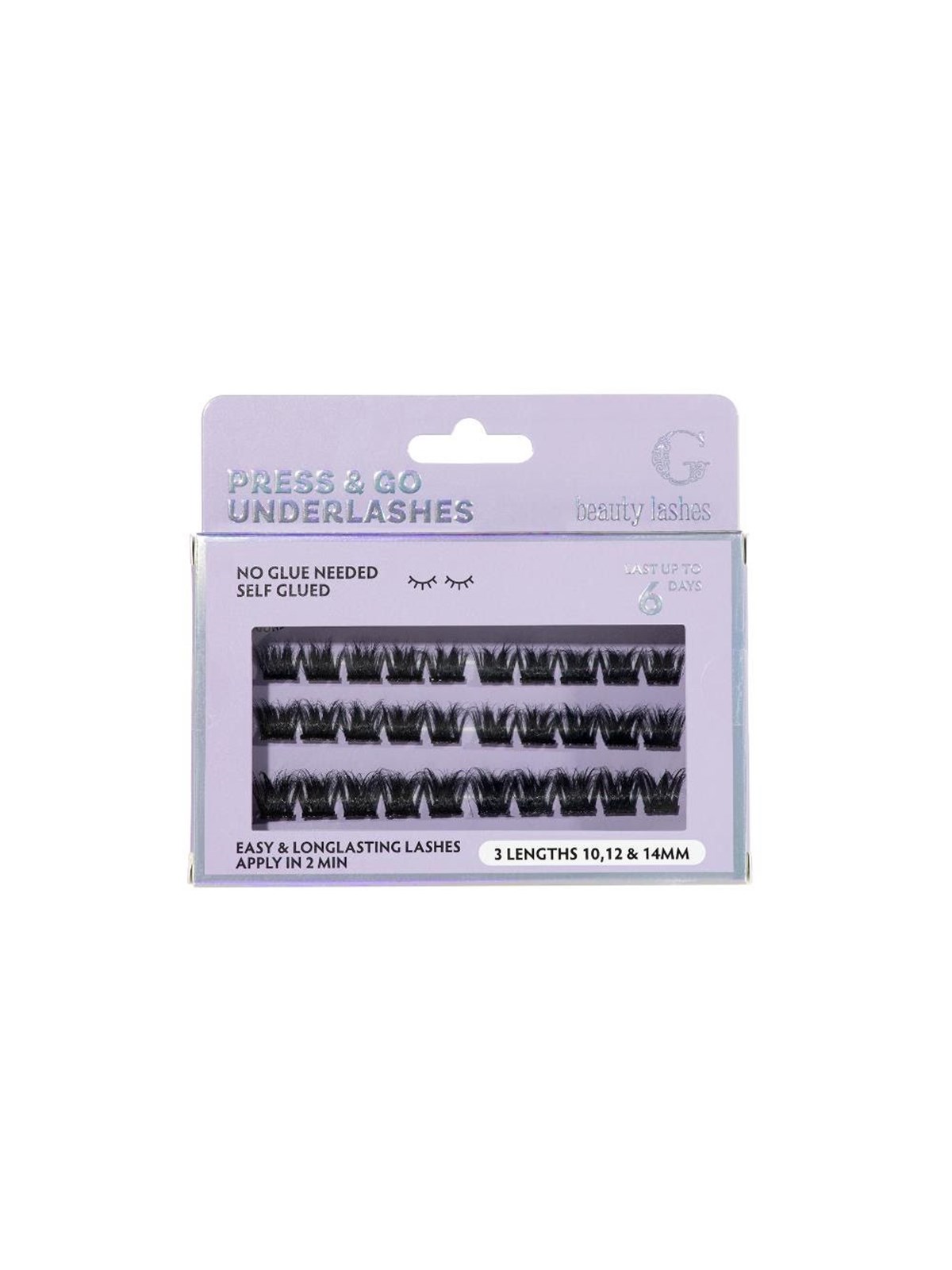 G Beauty Lashes Press & Go Underlashes -Glam