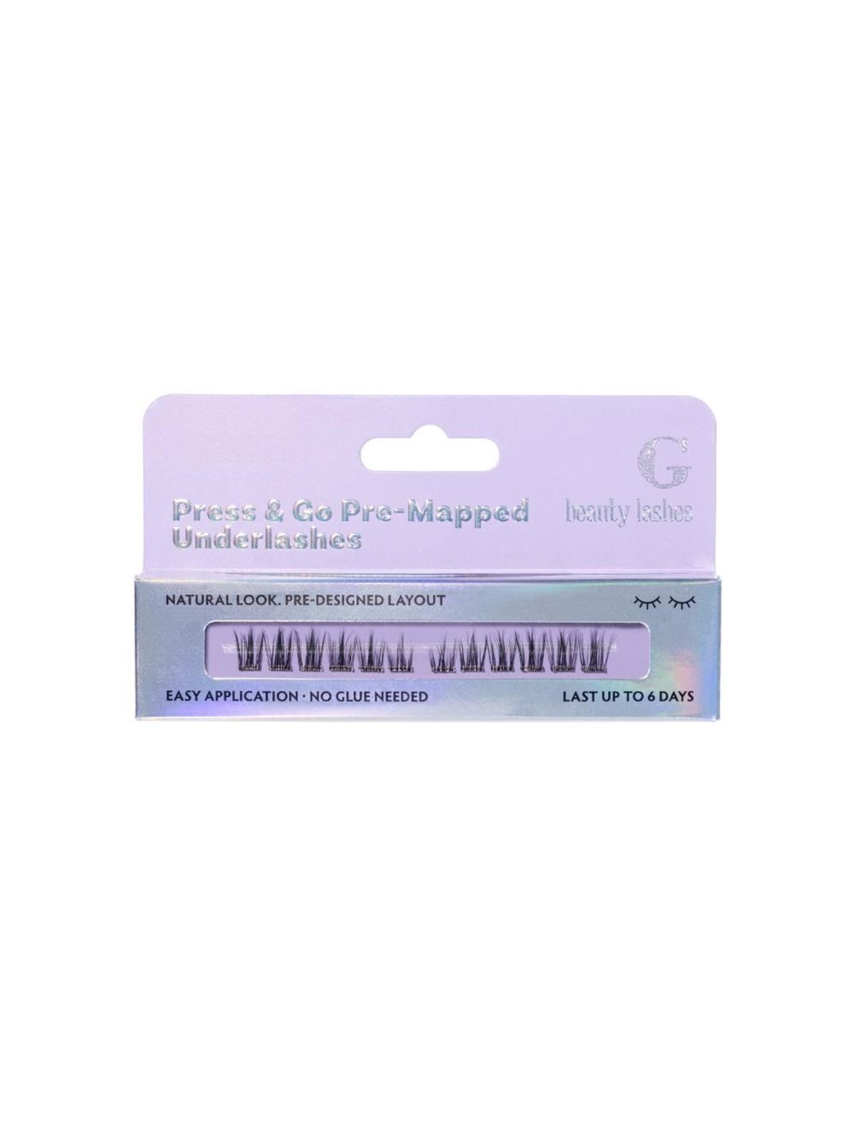 G Beauty Lashes Press & Go Pre-mapped Underlashes - Glow - Make Up - Gbl-glow
