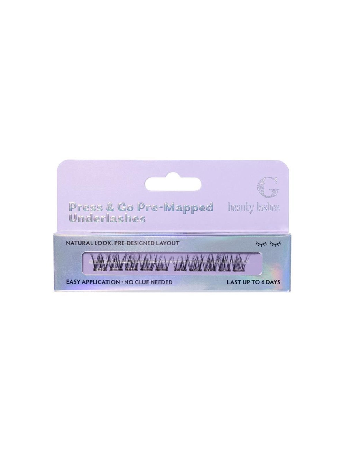 G Beauty Lashes Press & Go Pre-mapped Underlashes - Muse - Make Up - Gbl-muse