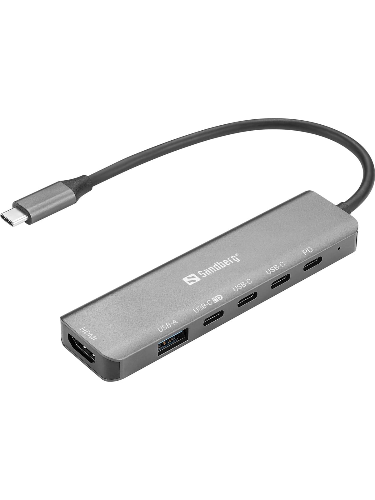Sandberg Usb-c 6-in-1 Mediadock - Dockingstationen - 136-77