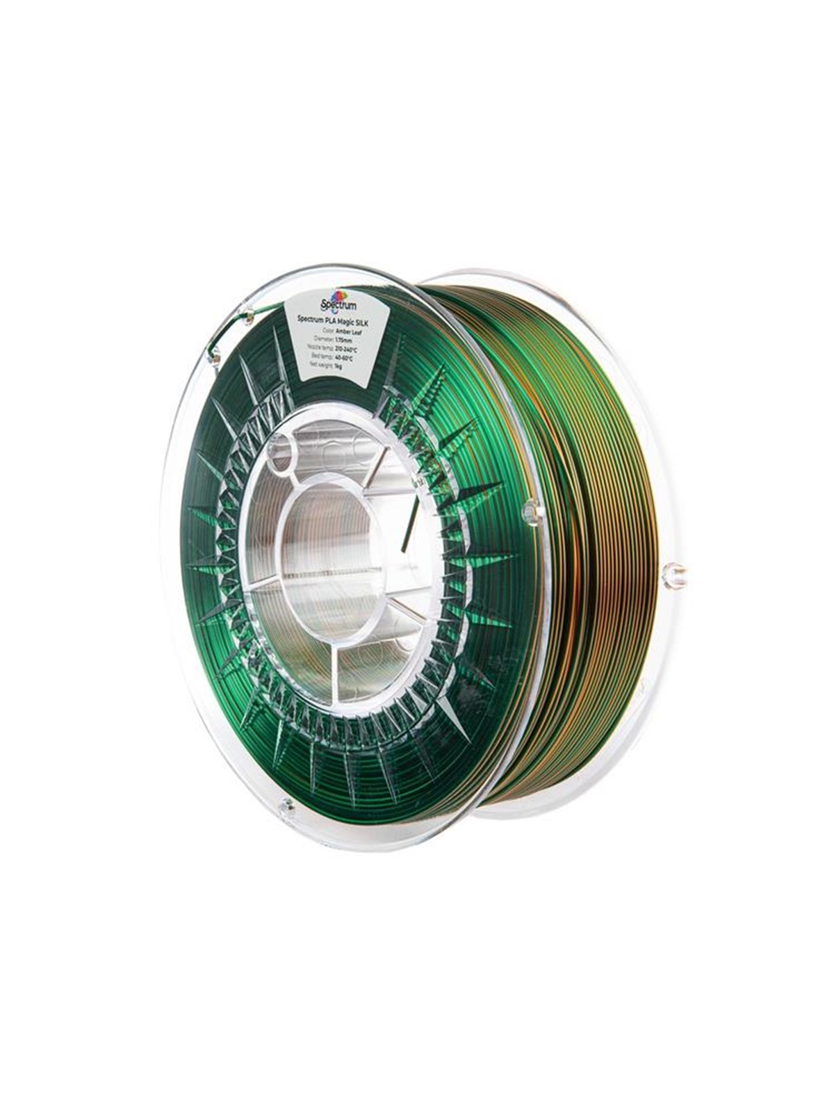 Spectrum 3D Filament / Pla Magic Silk / Amber Leaf / ?1.75mm / 1kg - Filament 3D Drucker - 81409