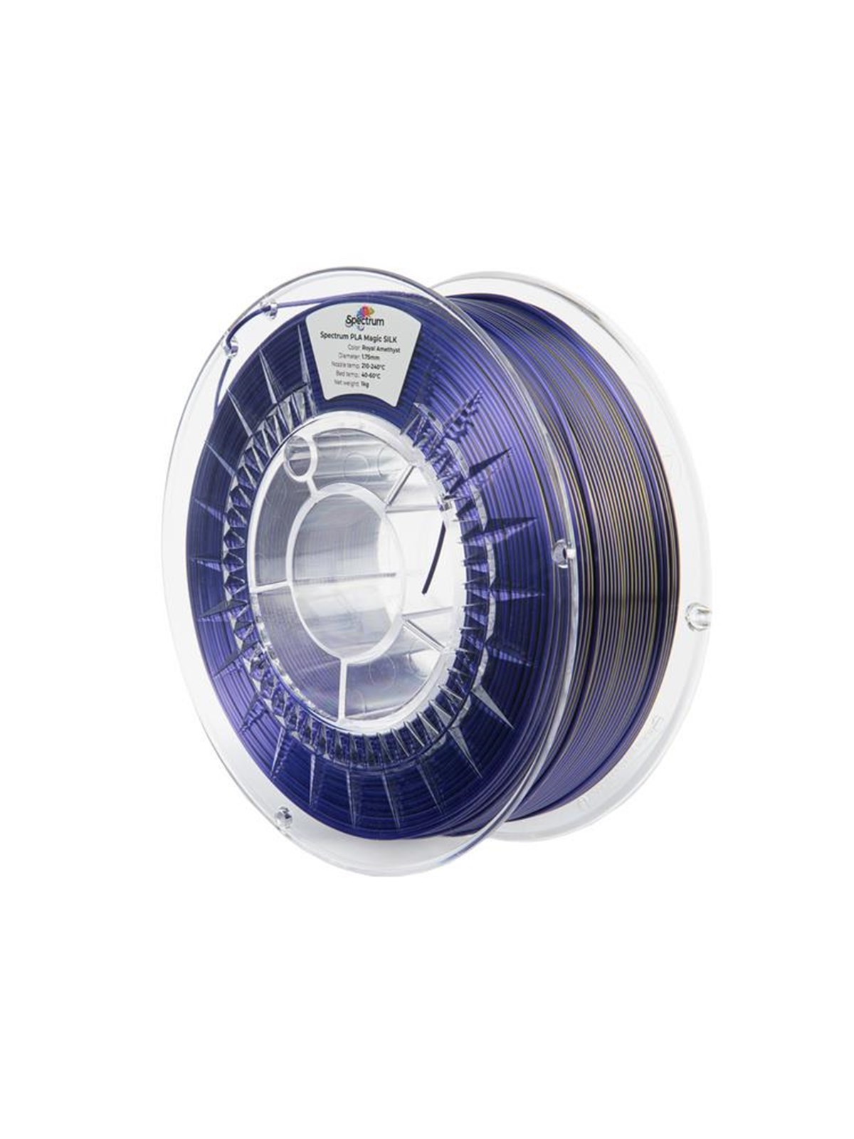 Spectrum 3D Filament / Pla Magic Silk / Royal Amethyst / ?1.75mm / 1kg - Filament 3D Drucker - 81405