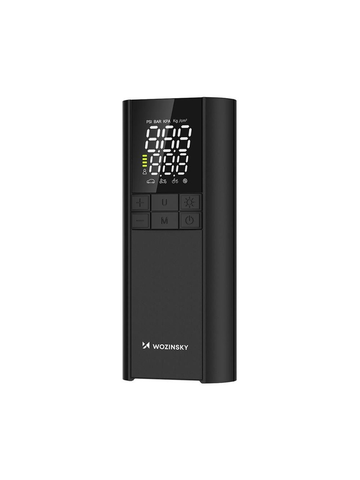 Wozinsky Wpep-8000 Compressor Electric Pump Powerbank 8000mah Flashlight - Black Powerbank (Akku) - Schwarz - 8000 Mah - Powerbank Akku - 