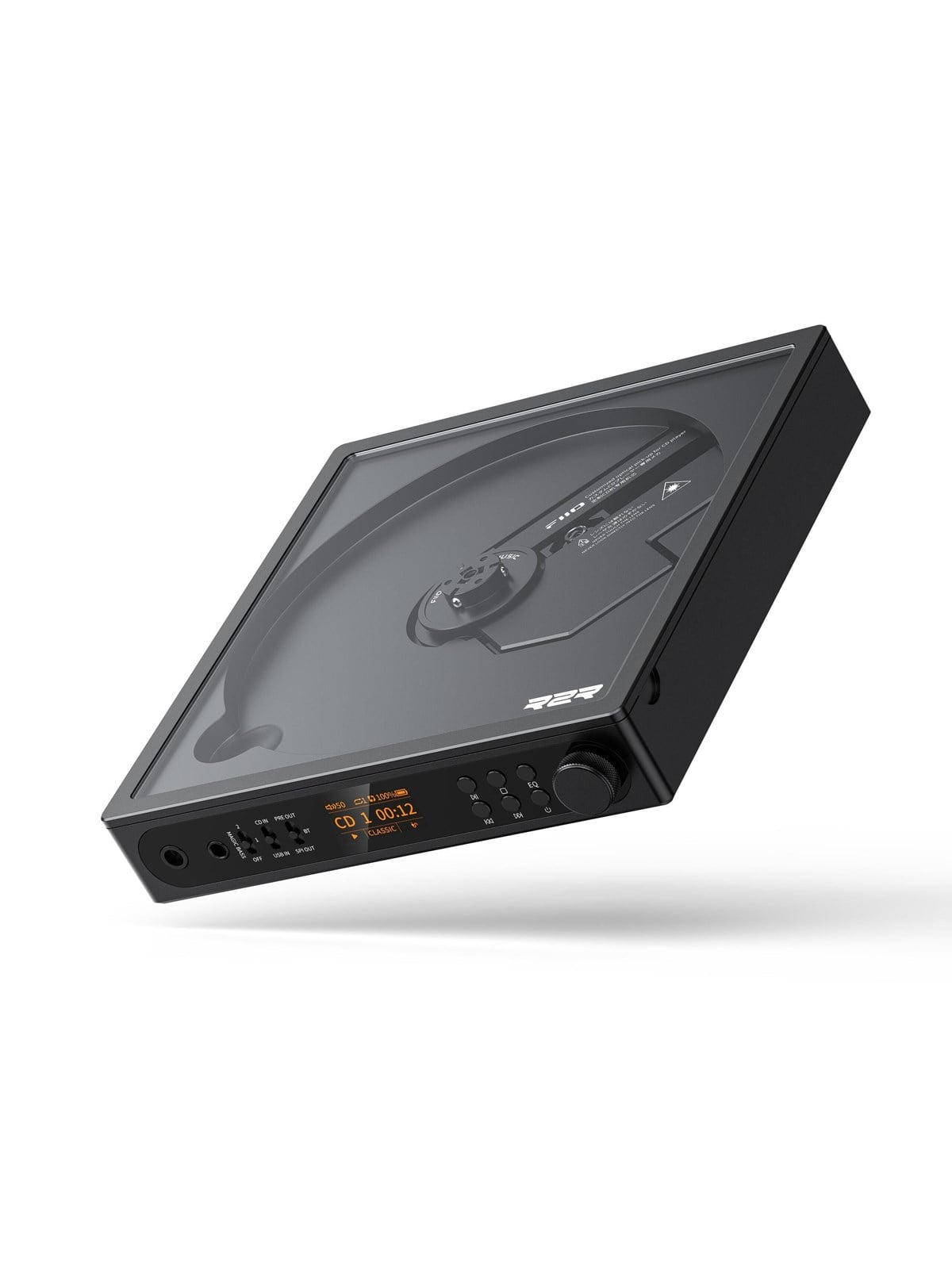 Fiio Dm15 R2r - Portable CD Player - 24-bit R2r Dac - Bluetooth - Black - 5580162