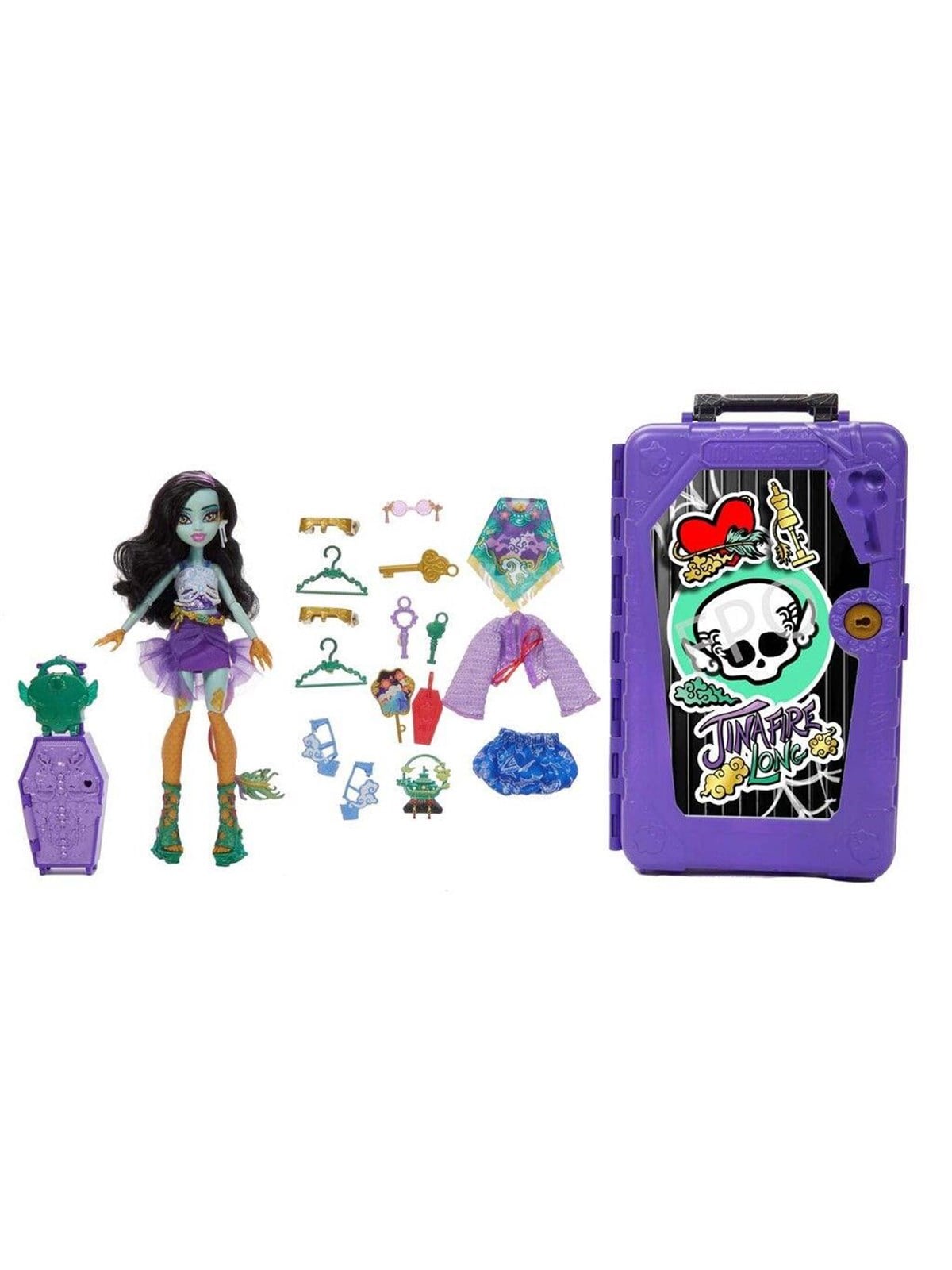 Monster High Skulltimate Secrets Jinafire Long - Dolls Accessories - Jdr52