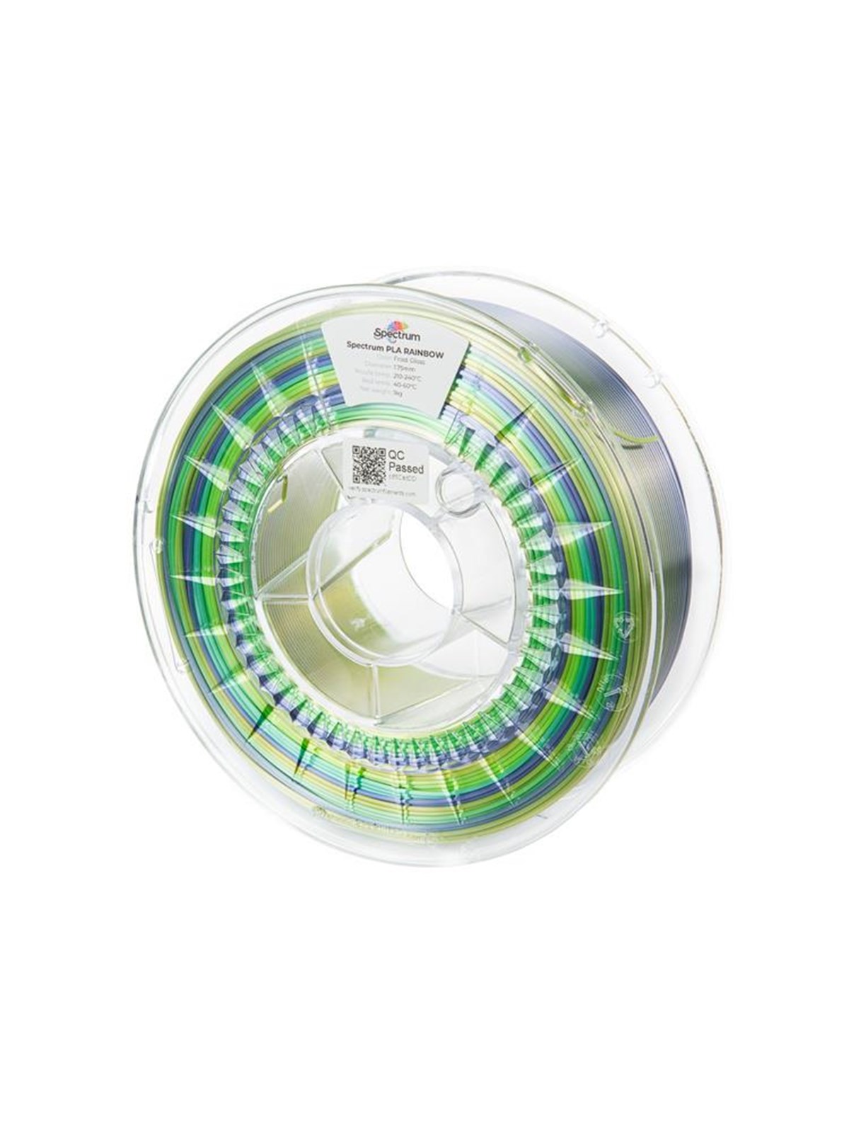 Spectrum 3D Filament / Pla Silk Rainbow / Frost Gloss / ?1.75mm / 1kg - Filament 3D Drucker - 81019