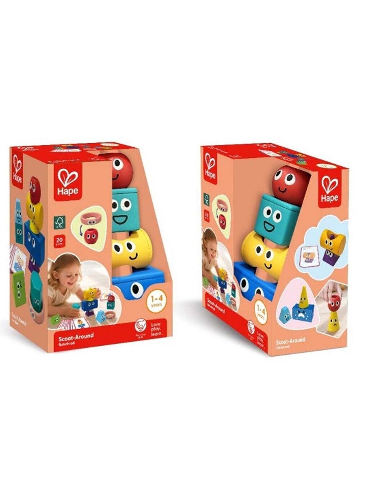 Hape Geometric Spatial Stacking Tower - Baby Spielzeug - E0531k