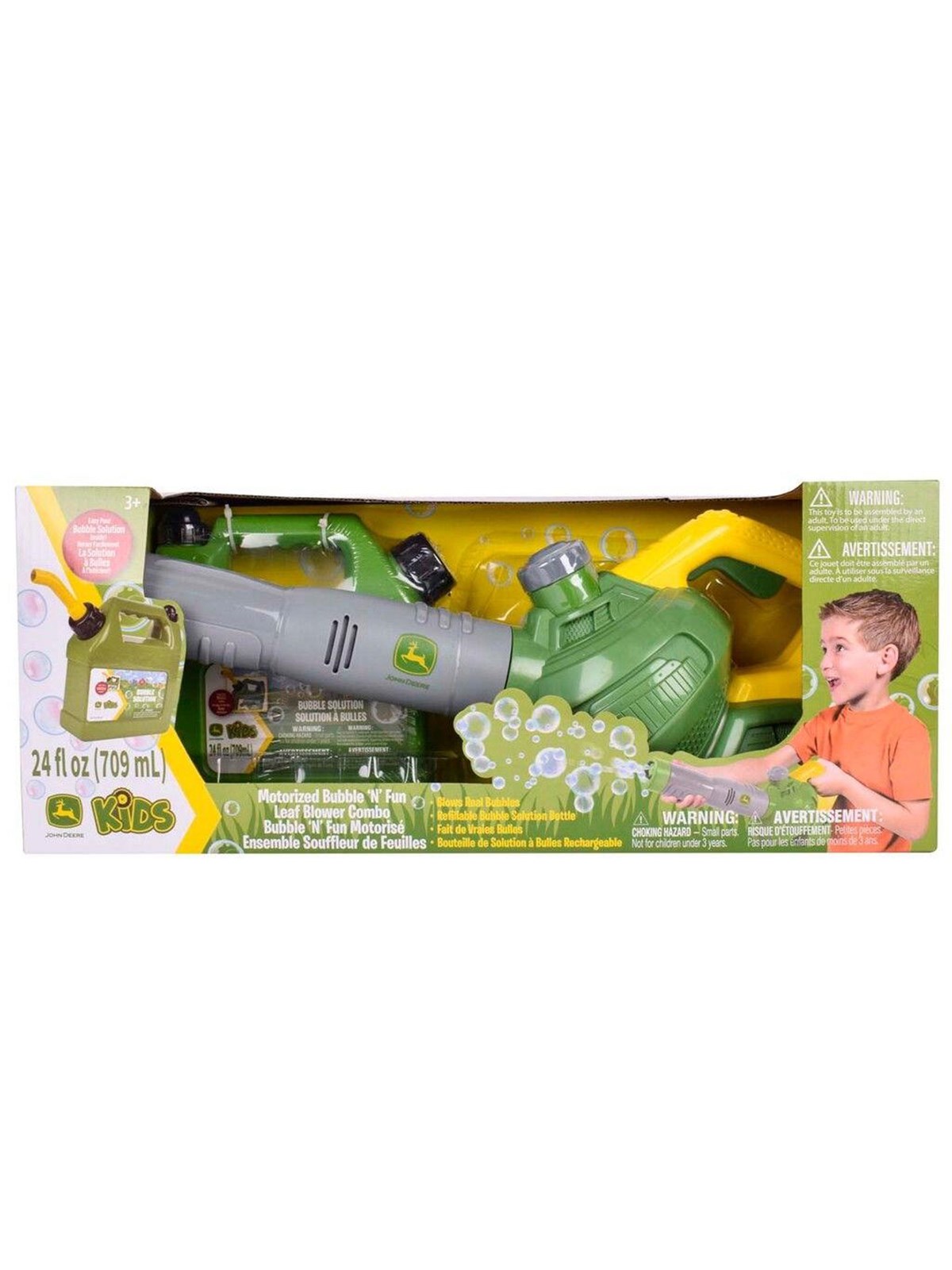 John Deere Bubble Leaf Blower & Refill Can - Baby Spielzeug - X470146ml