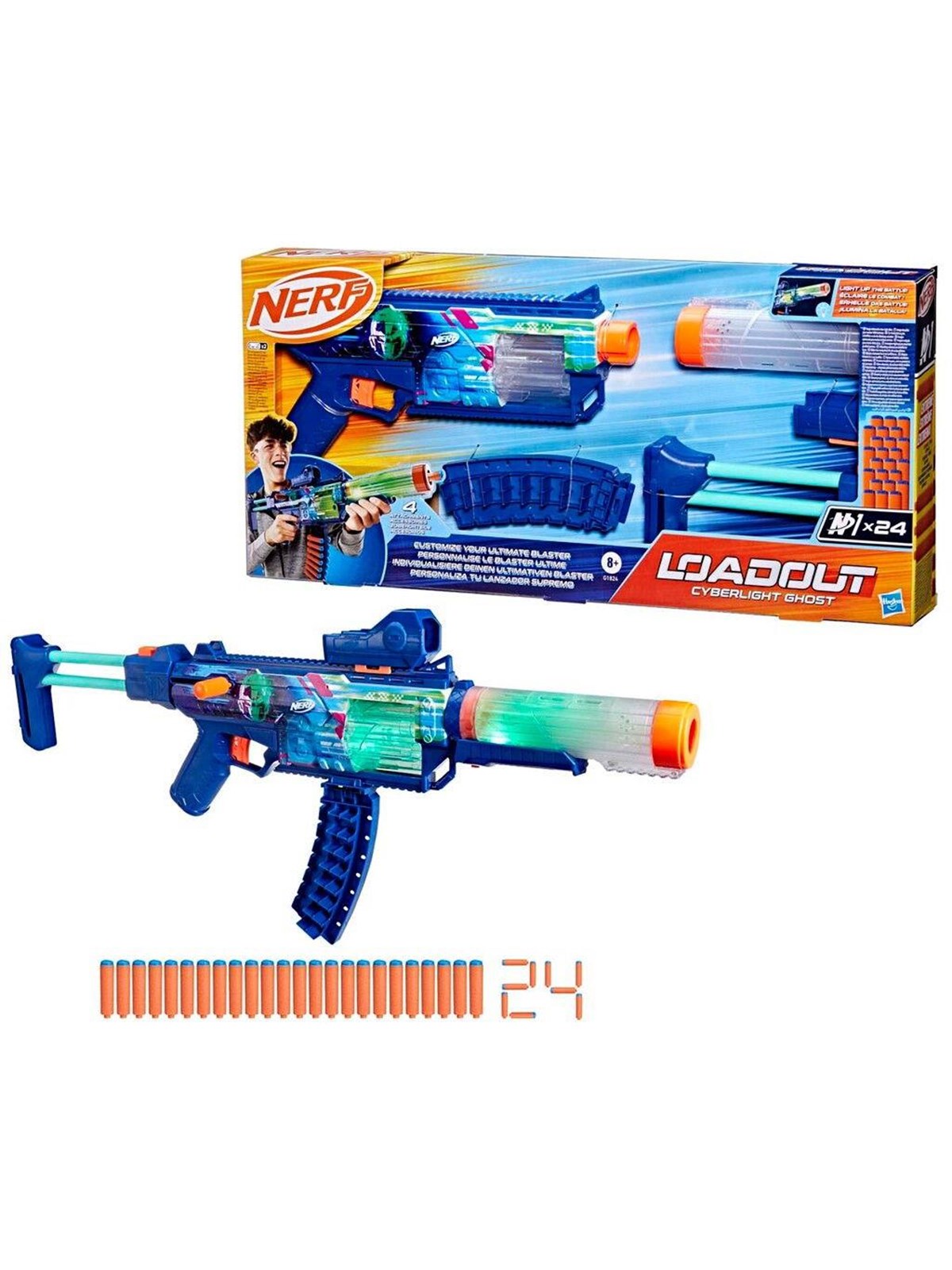 Nerf Loadout Cyberlight Ghost - Spielzeugwaffen - G18244n0