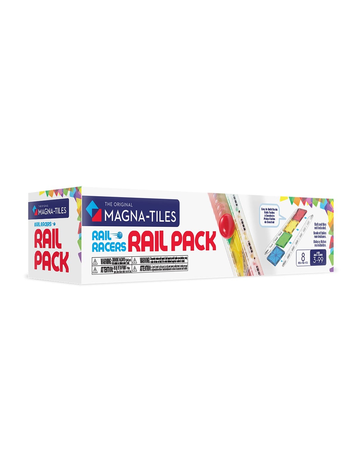 Magna-tiles Rail Pack 8 Pcs - Bausets - 90465