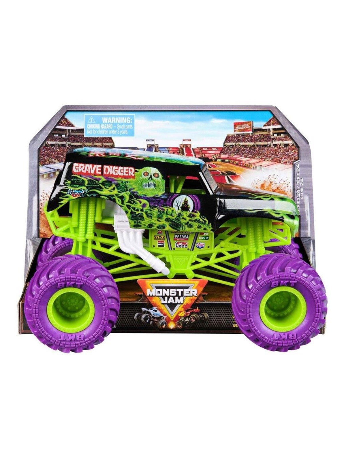 Monster Jam 1:24 Die Cast - Grave Digger - Spielzeugauto - 58700 / 6074256