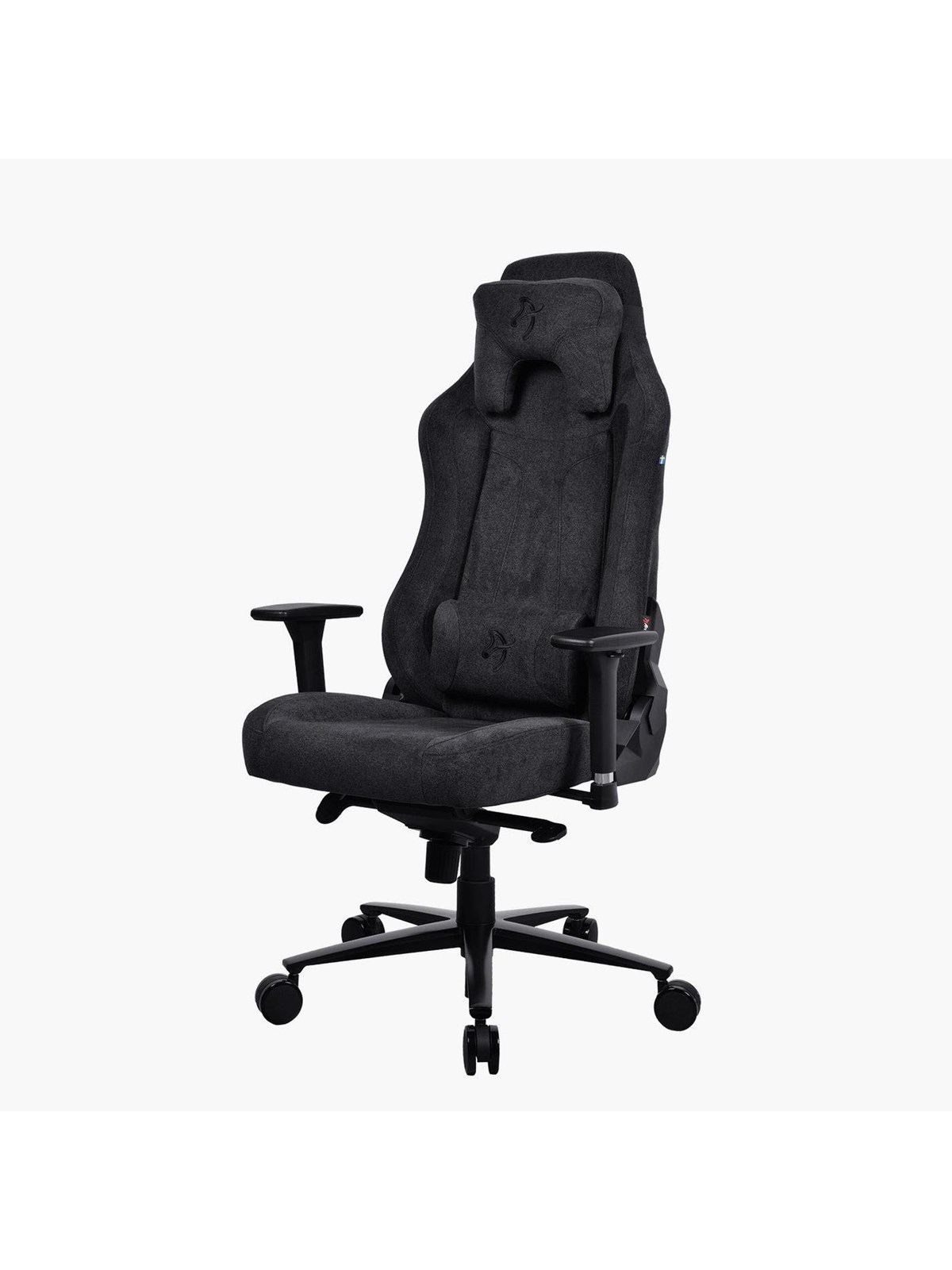 Arozzi Vernazza Soft Fabric Pure Black Büro Stuhl - Schwarz - Bis zu 140 kg - Gaming Stuehle - Vernazza-sfb-pbk