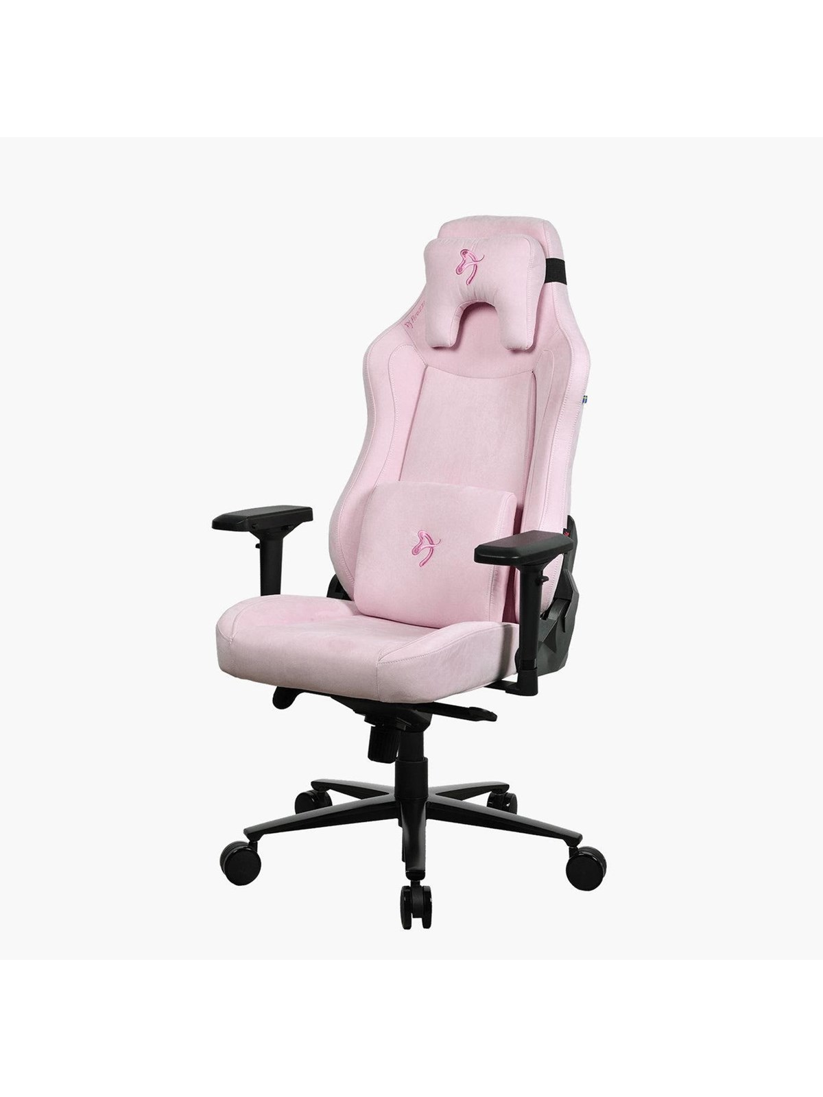 Arozzi Vernazza Supersoft Pink Büro Stuhl - Rosa - Stoff - Bis zu 140 kg - Gaming Stuehle - Vernazza-spsf-pnk