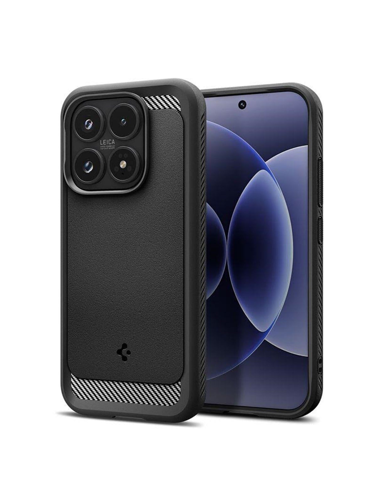 Spigen Rugged Armor - Matte Black - Xiaomi 17 - Handys Cover Cases - Acs10458
